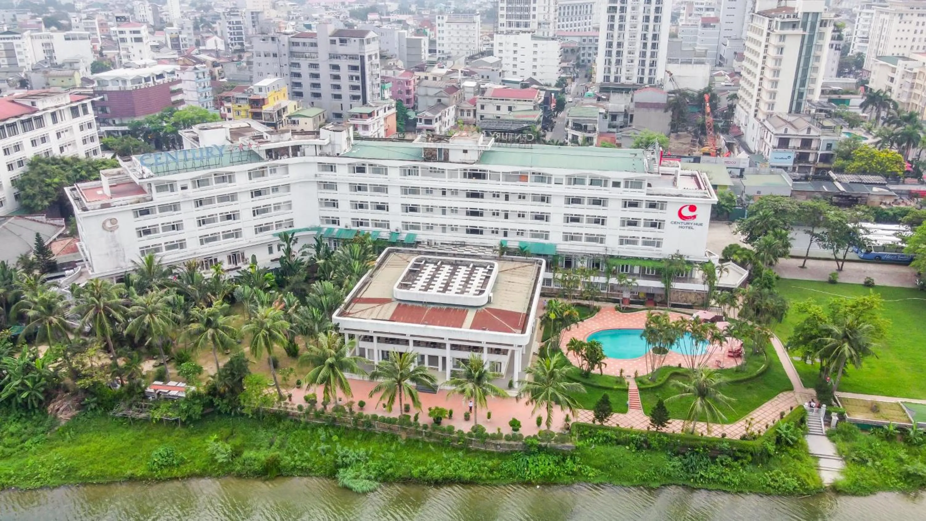 Bird's eye view in Century Riverside Hotel Hue