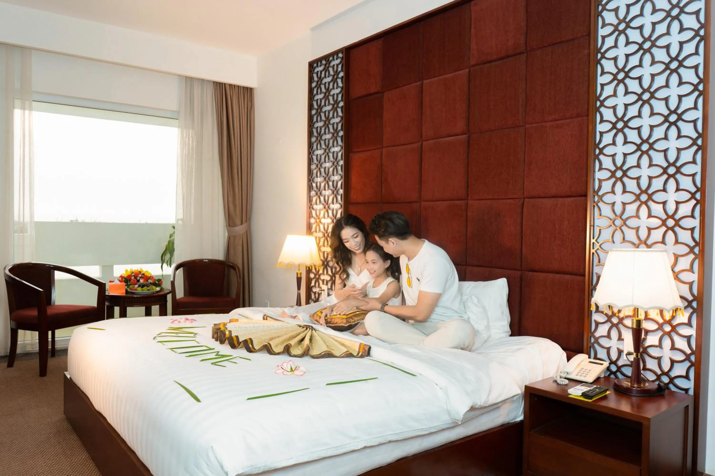 Family, Bed in Century Riverside Hotel Hue