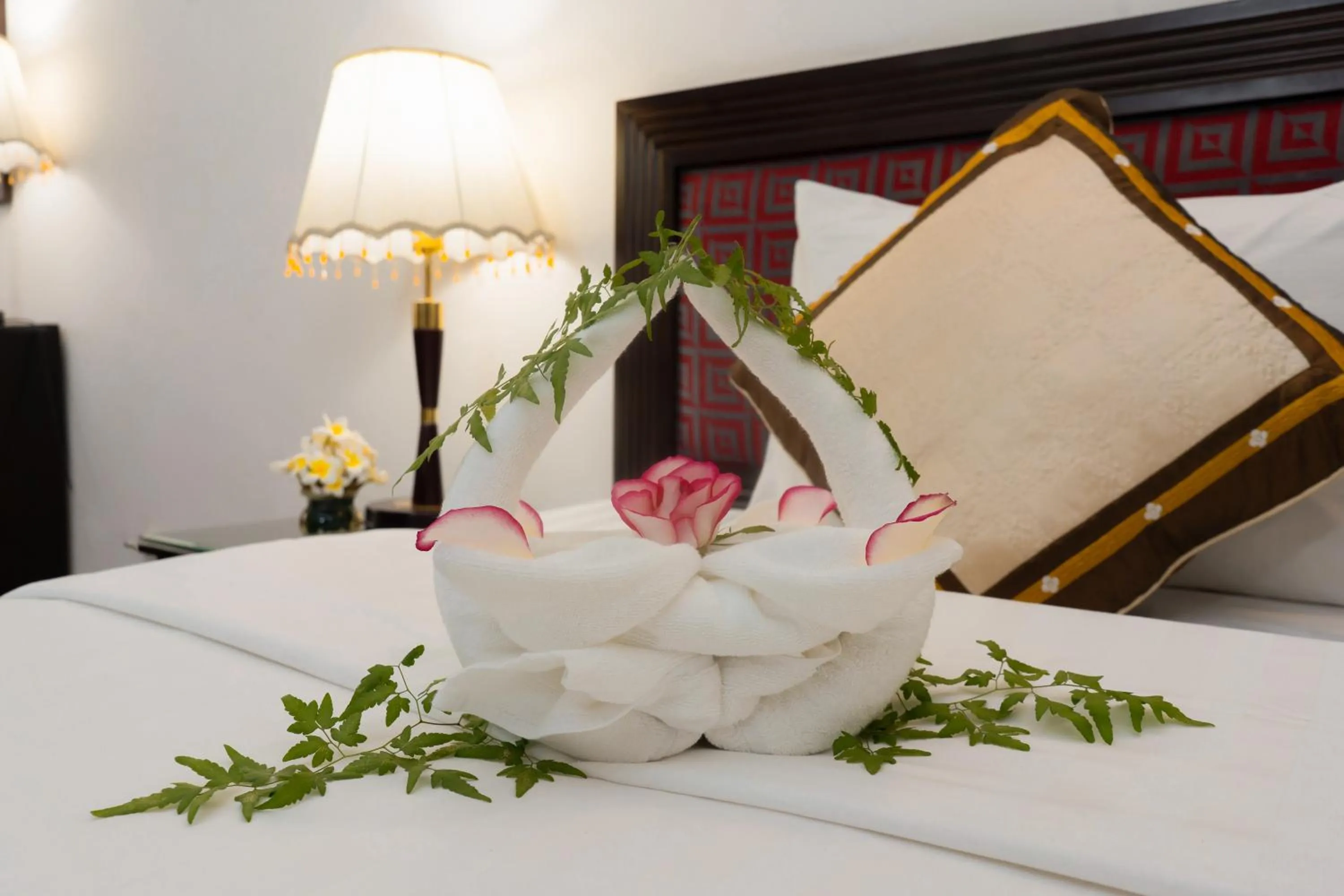 Bed in Century Riverside Hotel Hue