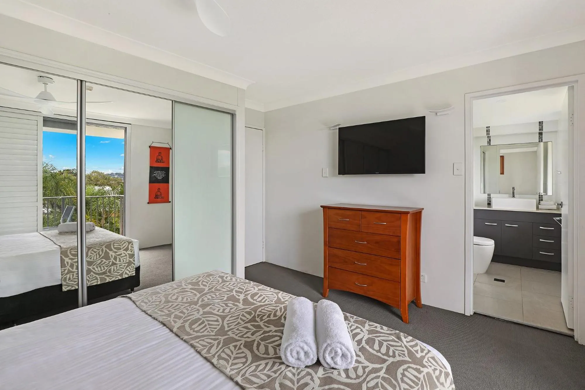 Bed in Majorca Isle Beachside Resort