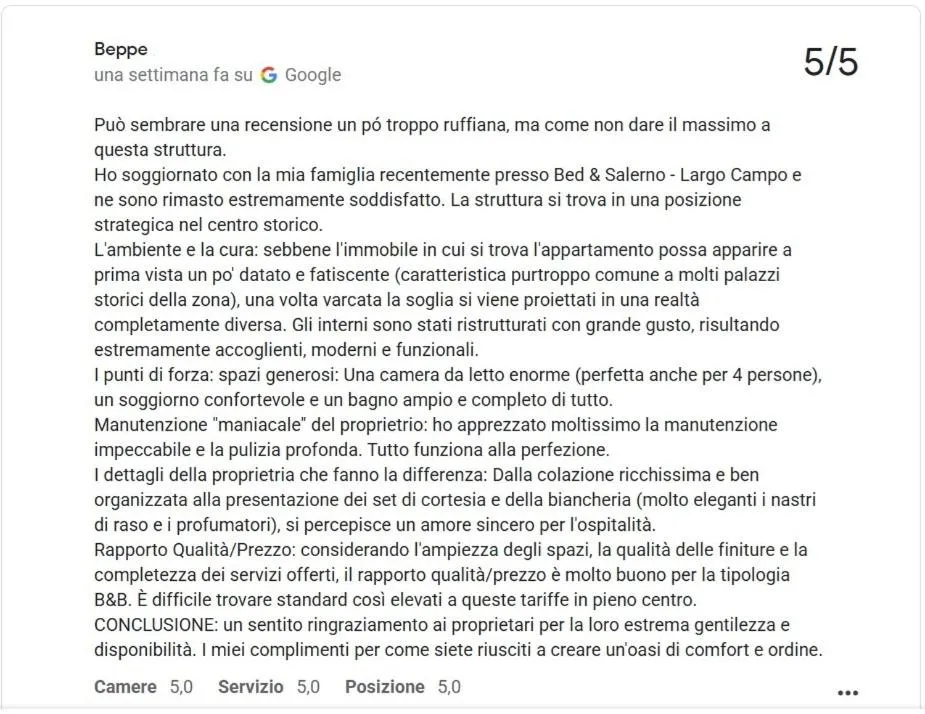 Bed And Salerno - Largo Campo - Appartamento