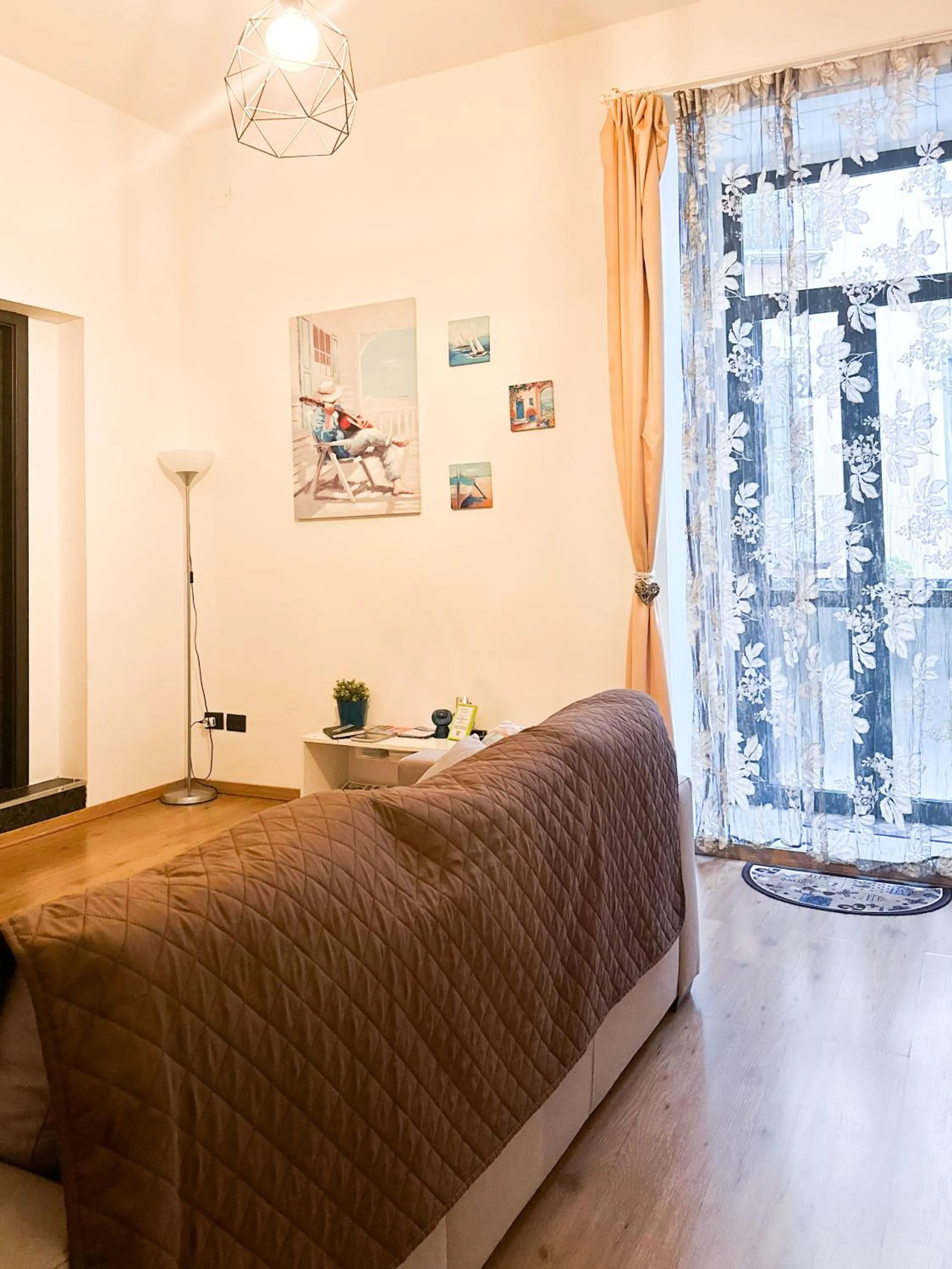 Seating area, Bed in Bed And Salerno - Largo Campo - Appartamento