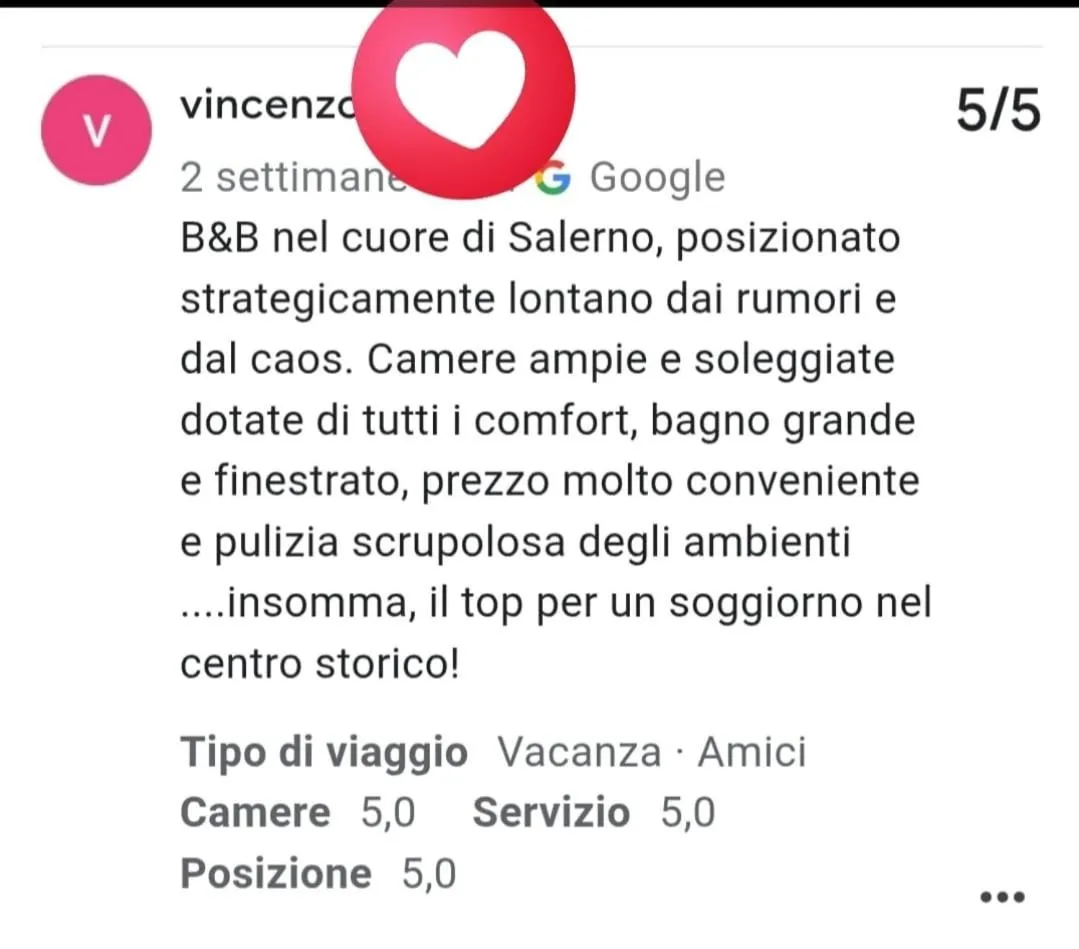 Text overlay in Bed And Salerno - Largo Campo - Appartamento