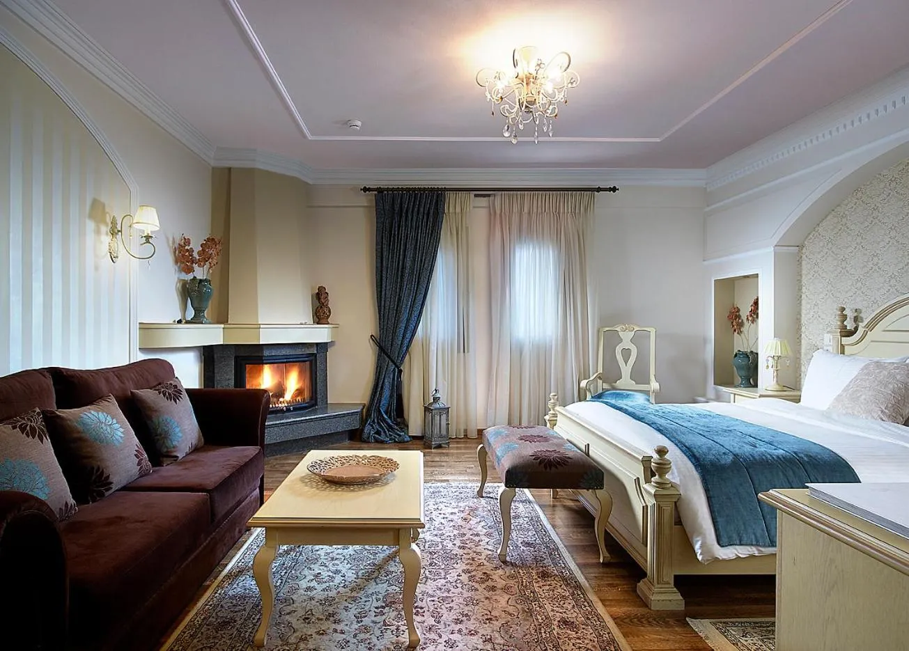 Bed in Stevalia Hotel & Spa