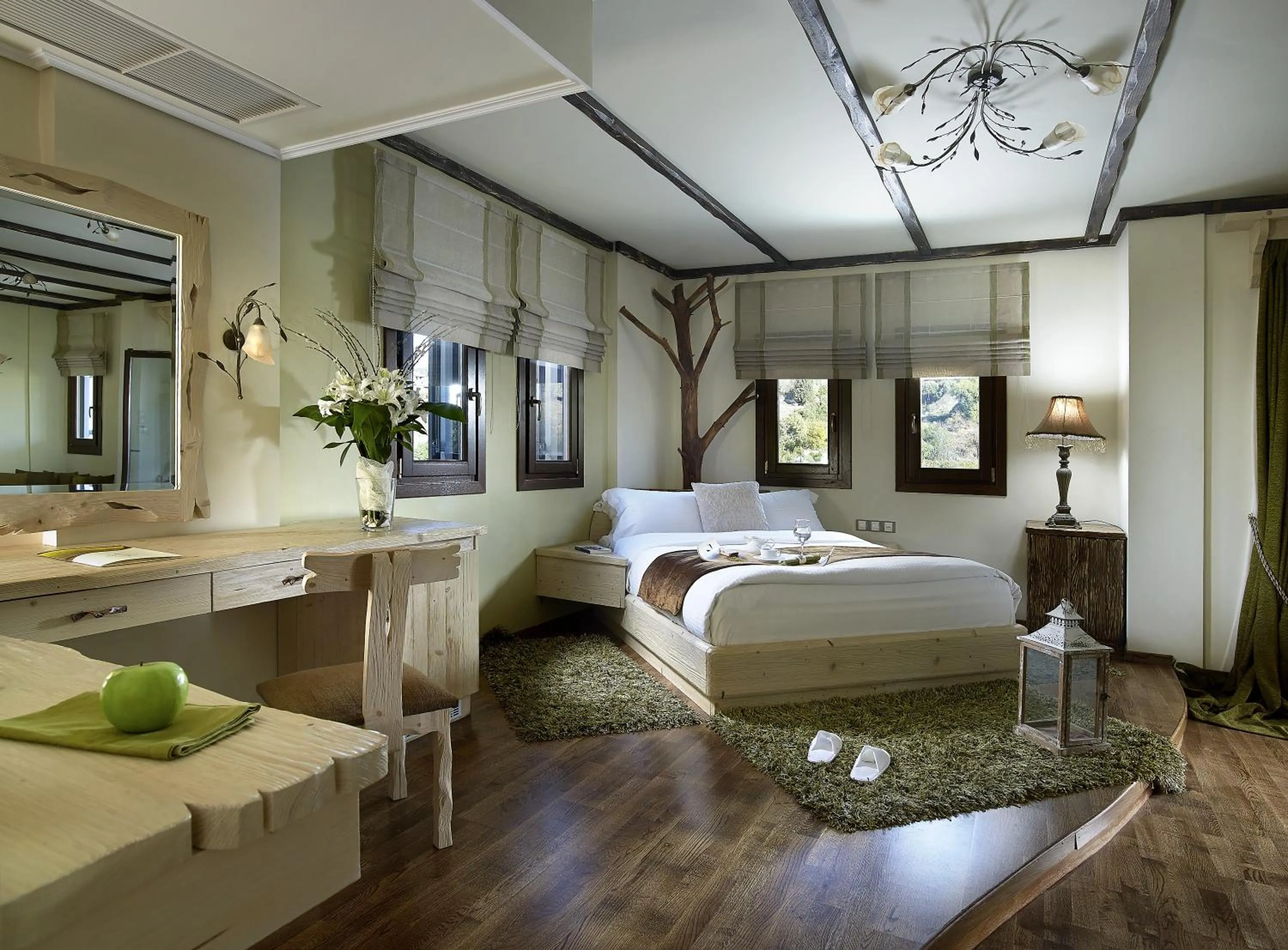 Photo of the whole room, Bed in Stevalia Hotel & Spa