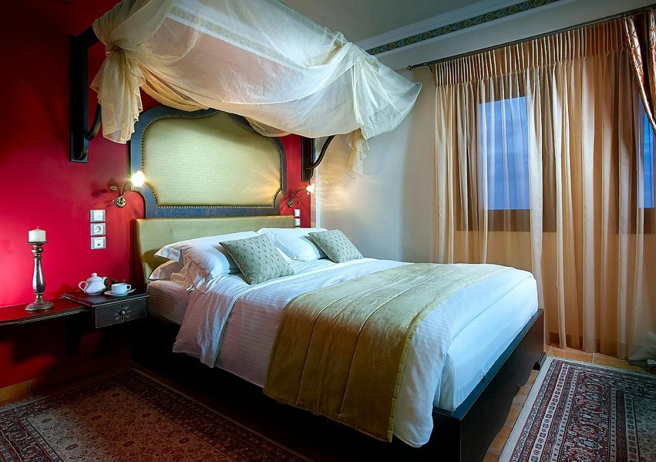 Bed in Stevalia Hotel & Spa