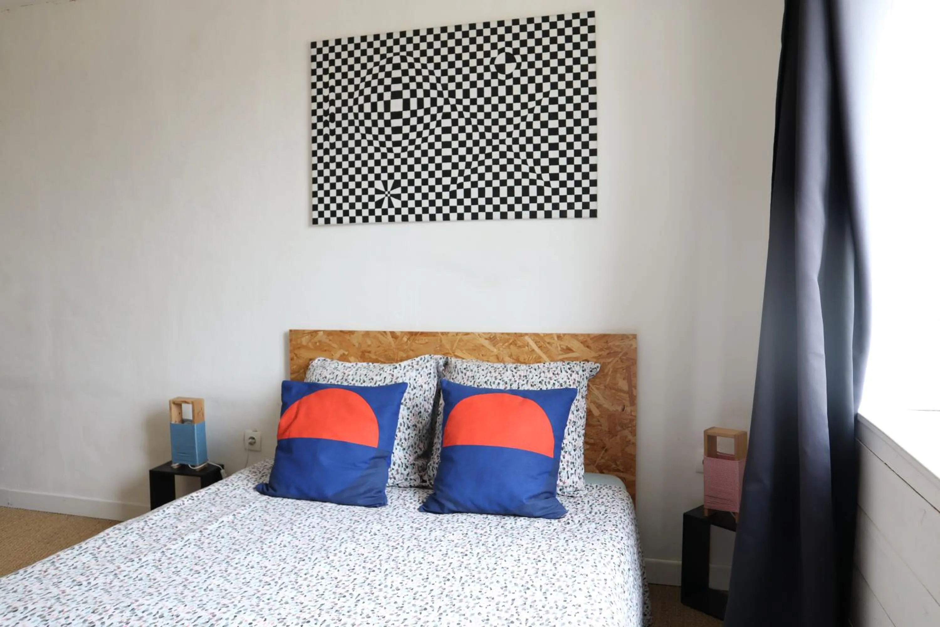 Bed in Maison ecologique en paille