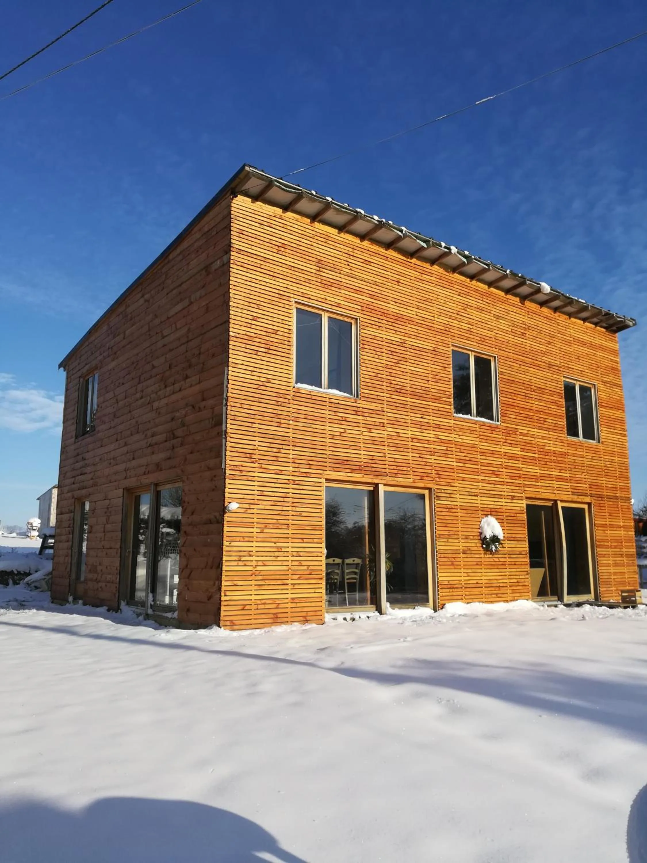 Property building in Maison ecologique en paille