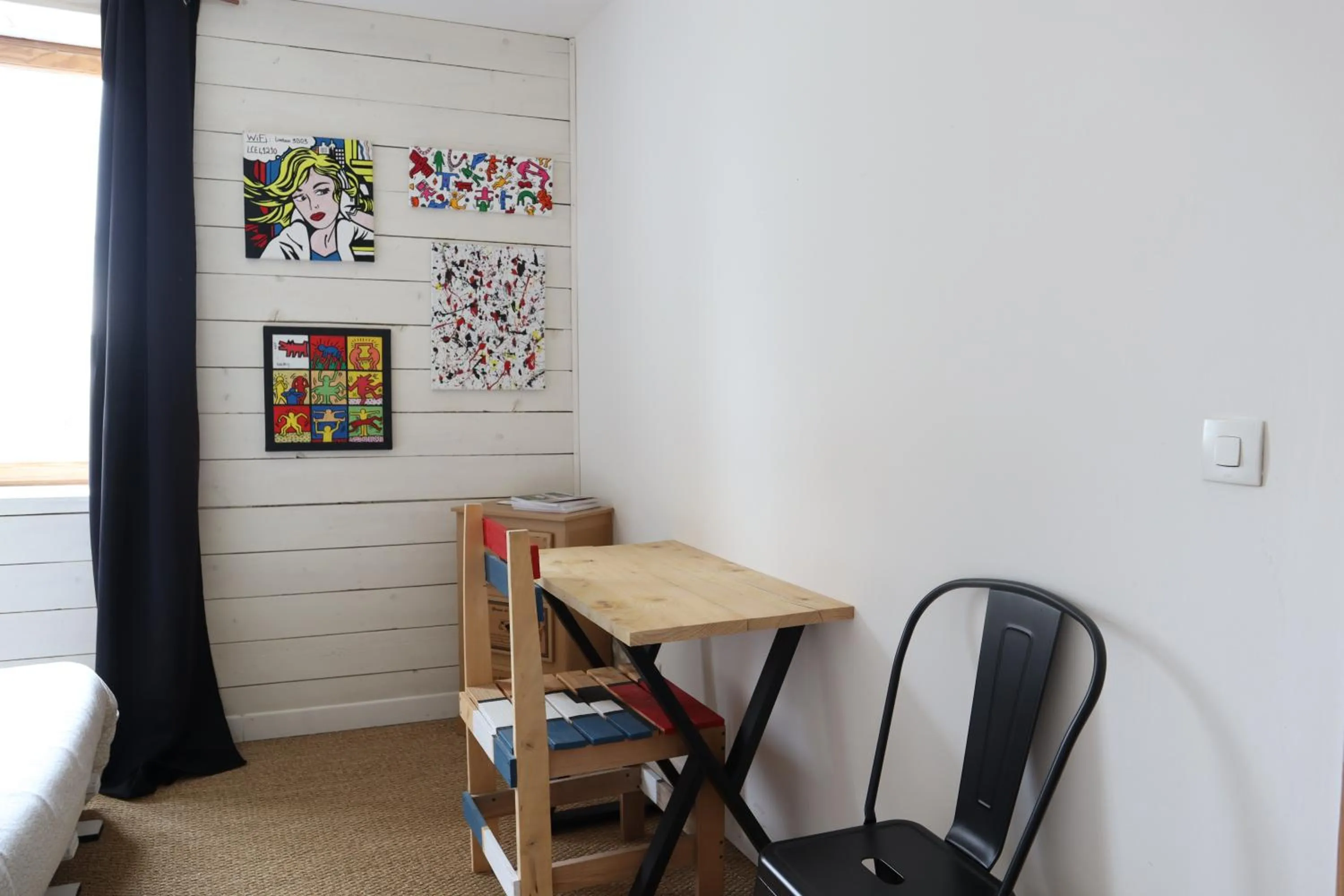 Bedroom in Maison ecologique en paille