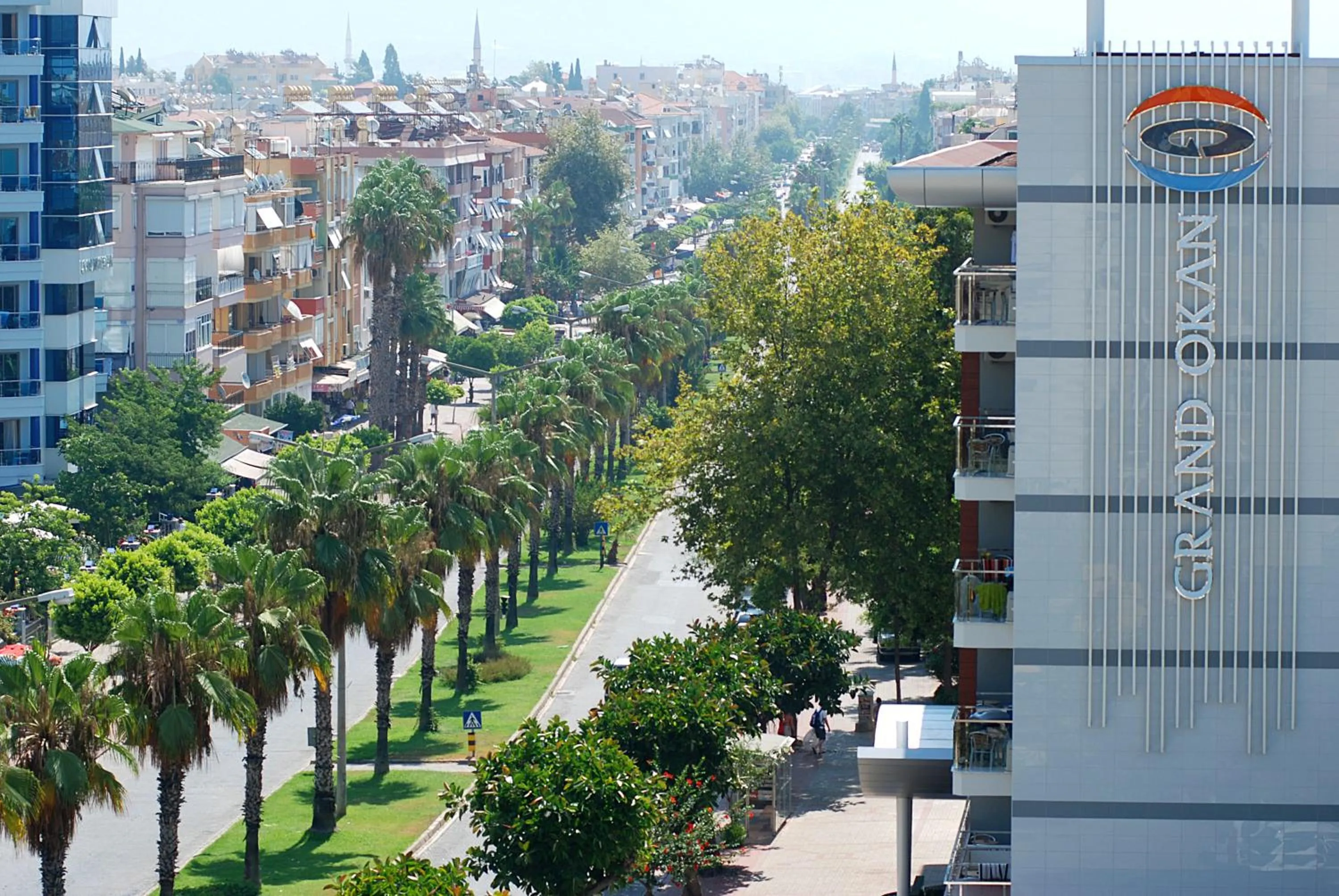 Facade/entrance in Grand Okan Hotel