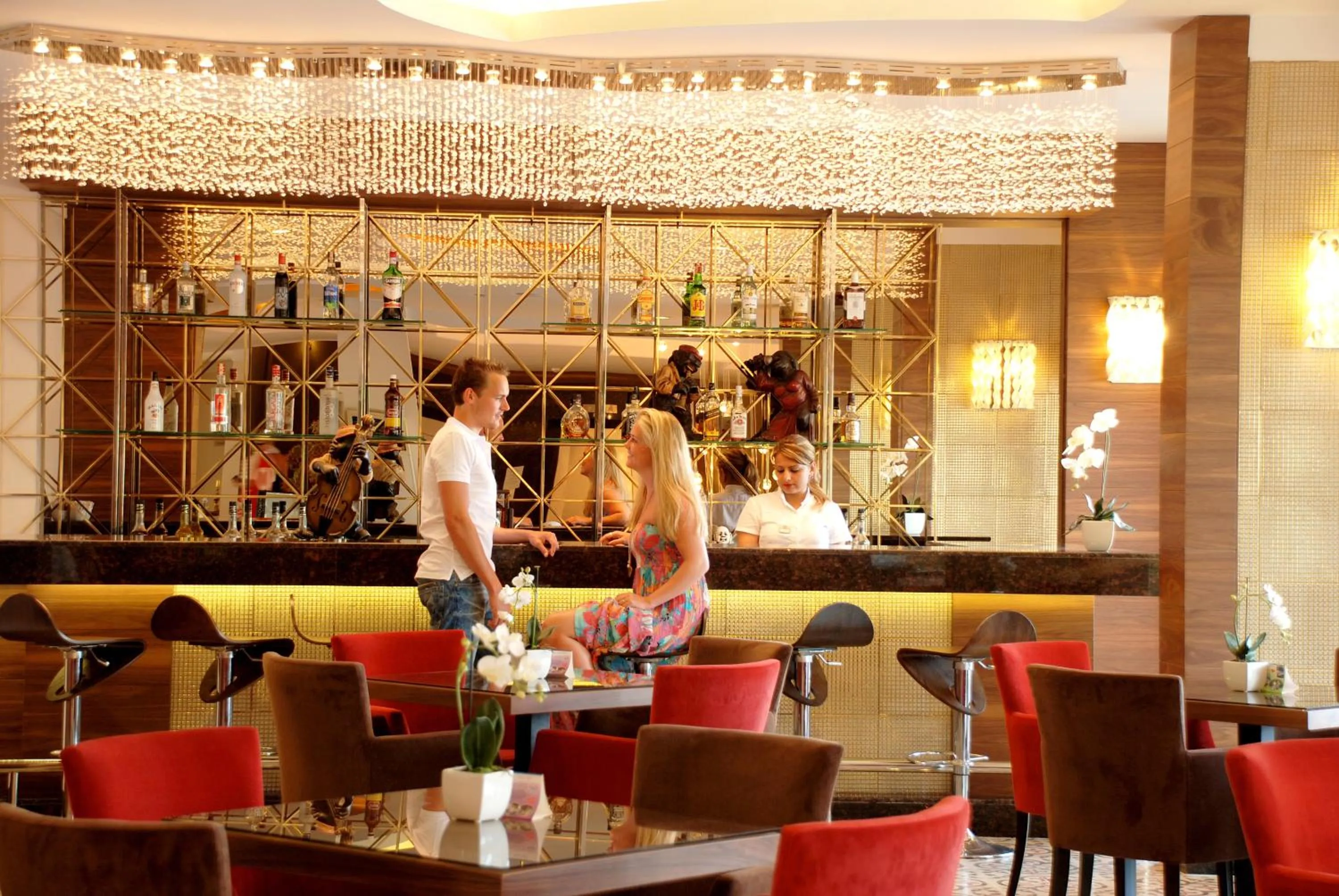 Lobby or reception in Grand Okan Hotel