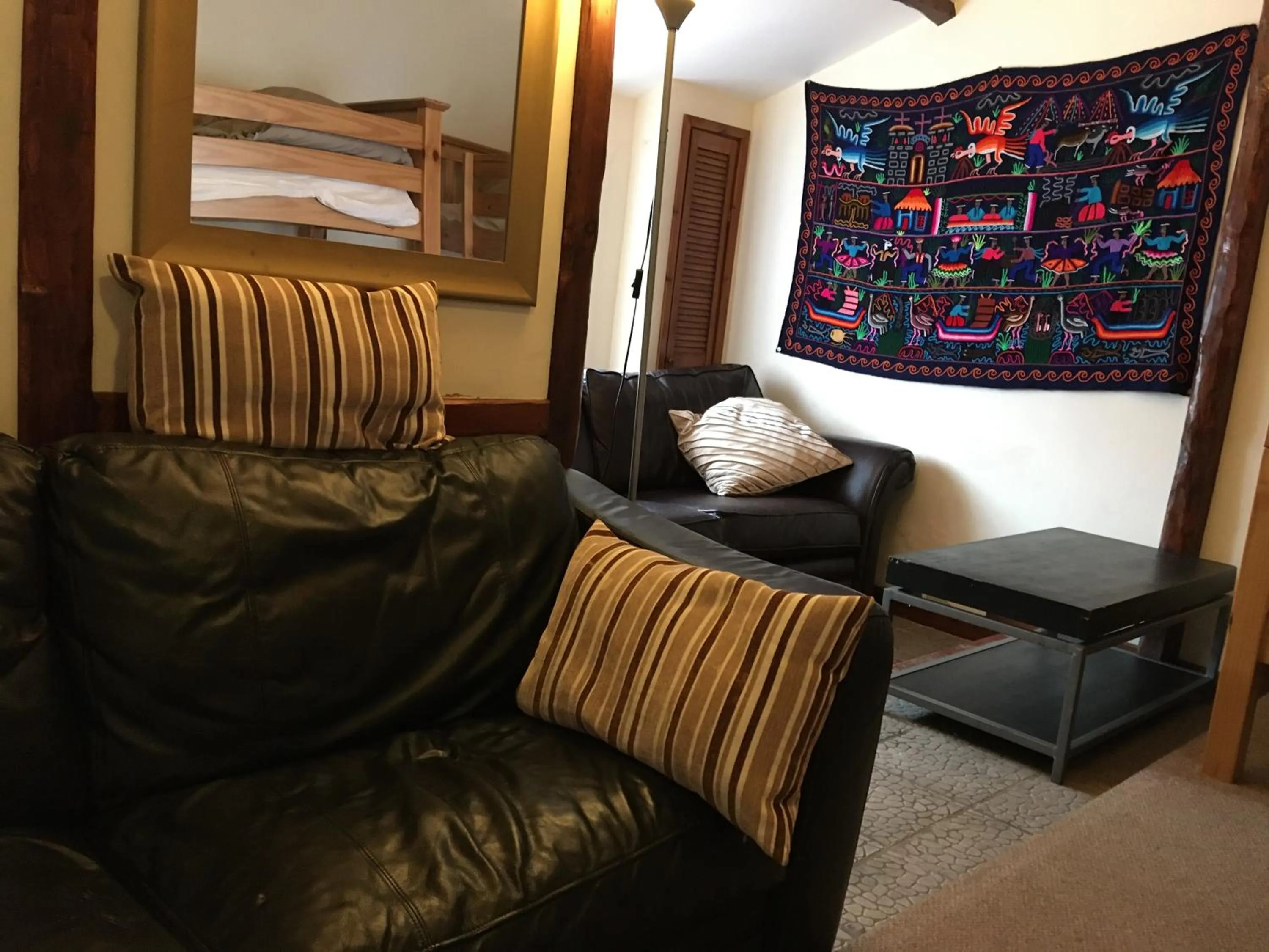 Seating area in Pantyrathro International Hostel