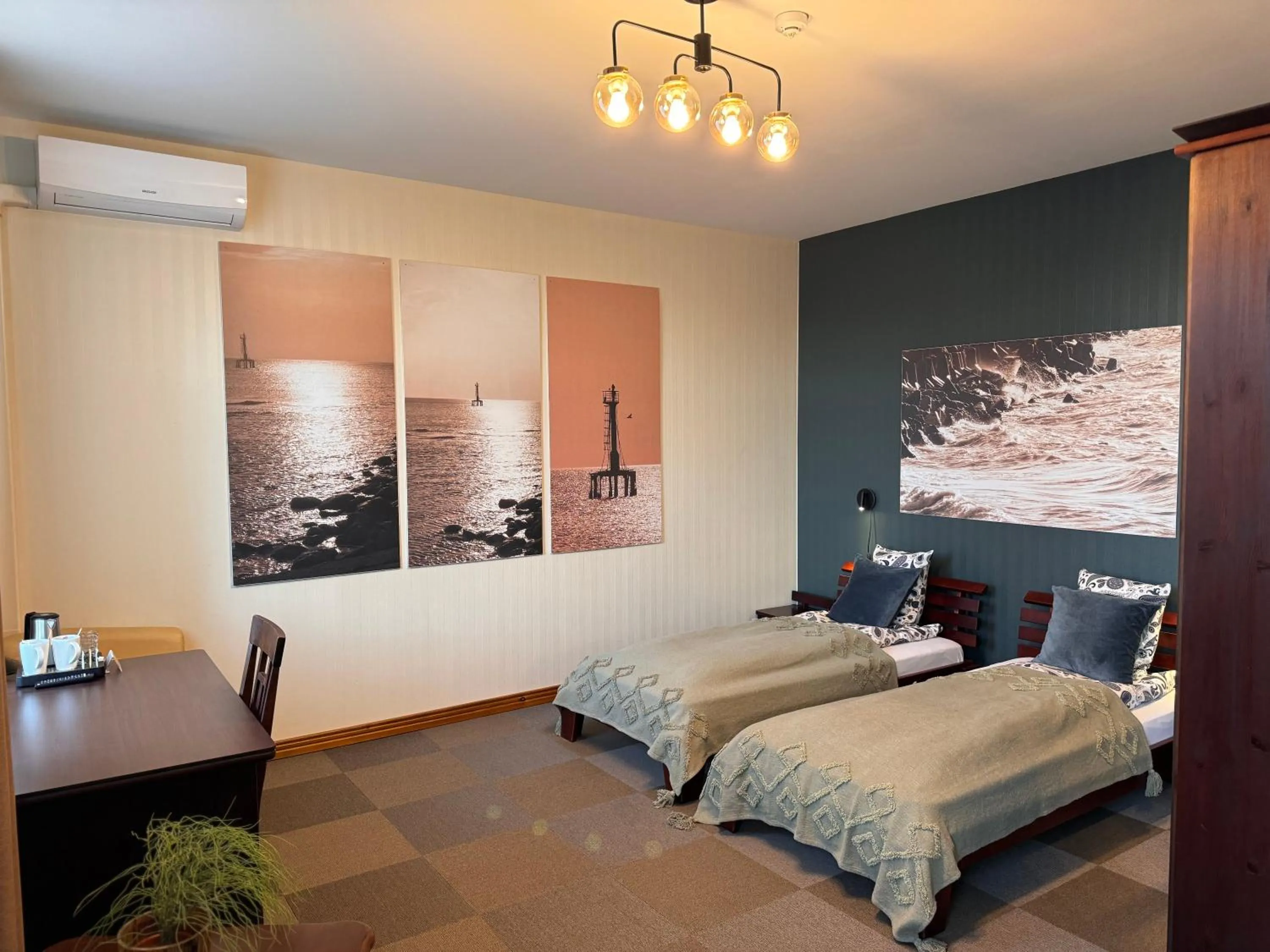 Bed in Hotel Vilhelmine