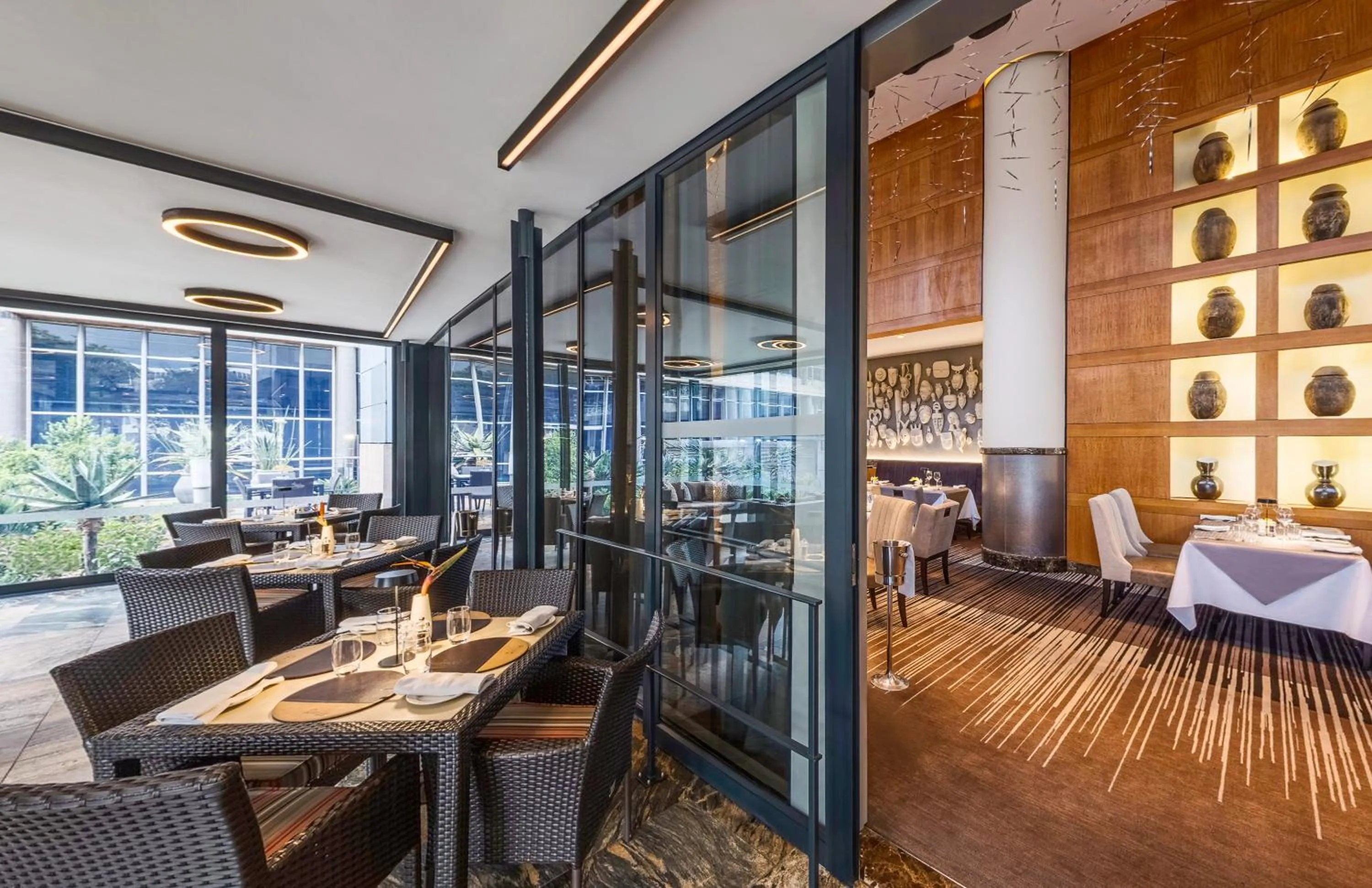 Restaurant/places to eat in InterContinental Johannesburg OR Tambo Airport Hotel by IHG