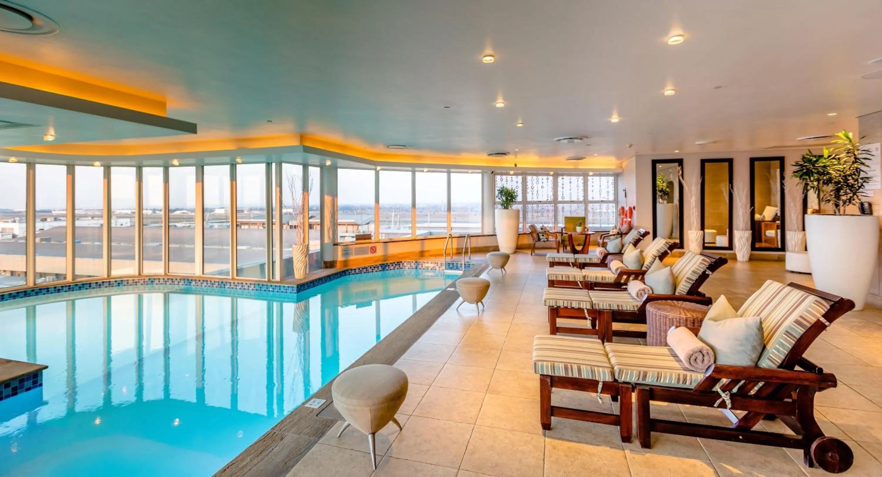 Swimming pool in InterContinental Johannesburg OR Tambo Airport Hotel by IHG