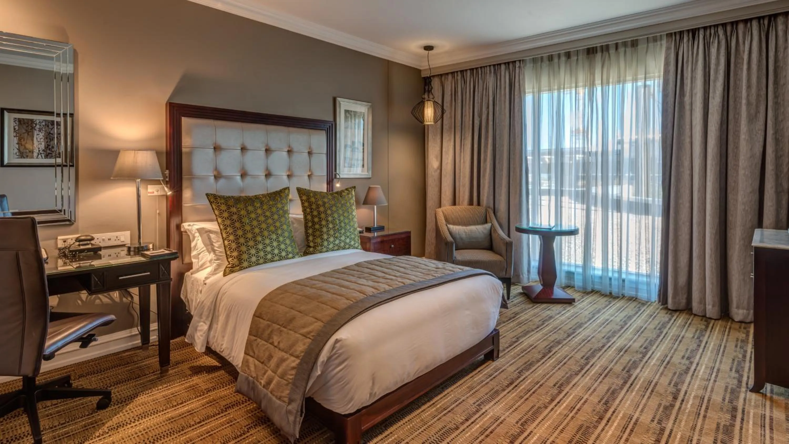 Photo of the whole room, Bed in InterContinental Johannesburg OR Tambo Airport Hotel by IHG