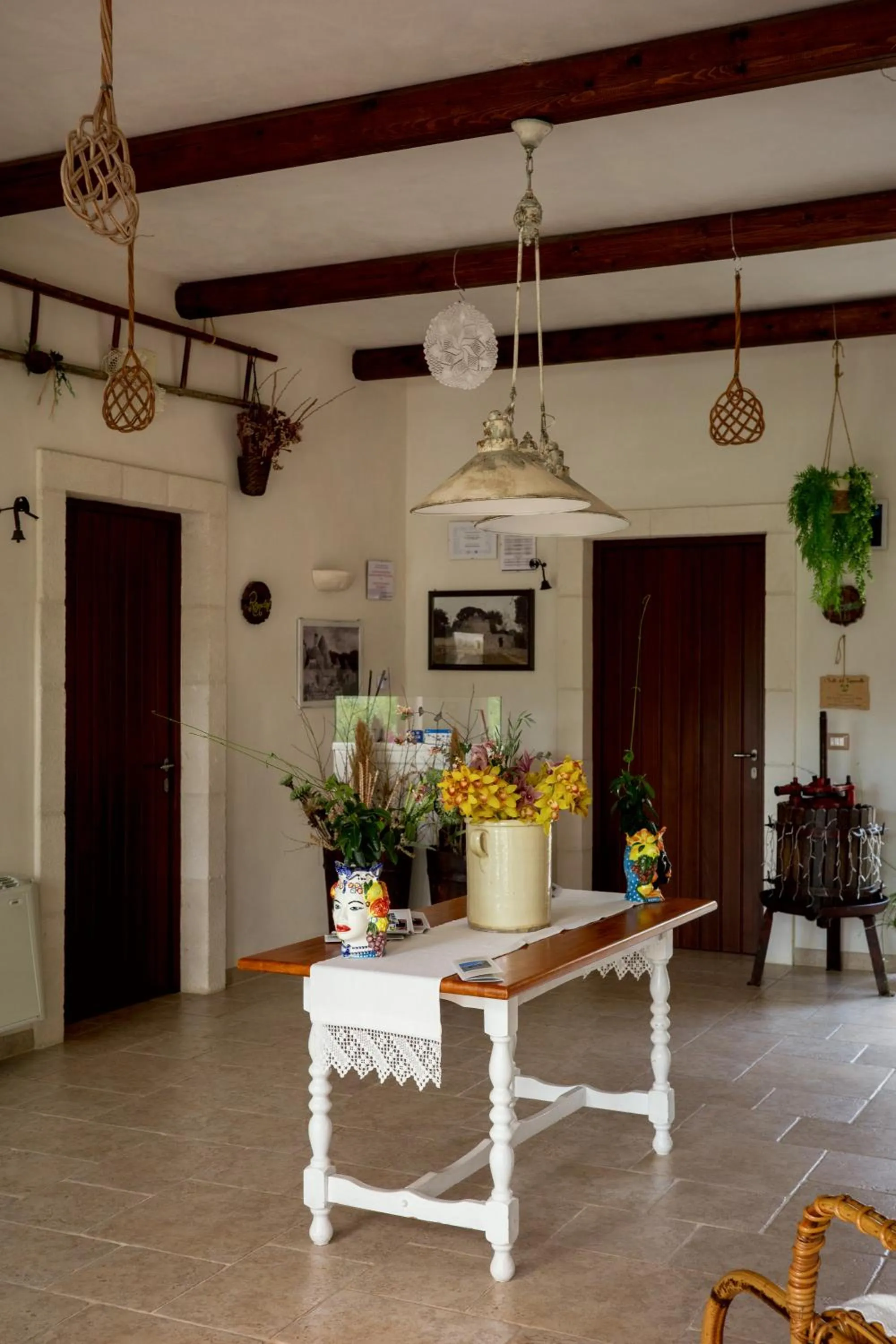 Lobby or reception in I Trulli del Tupparello