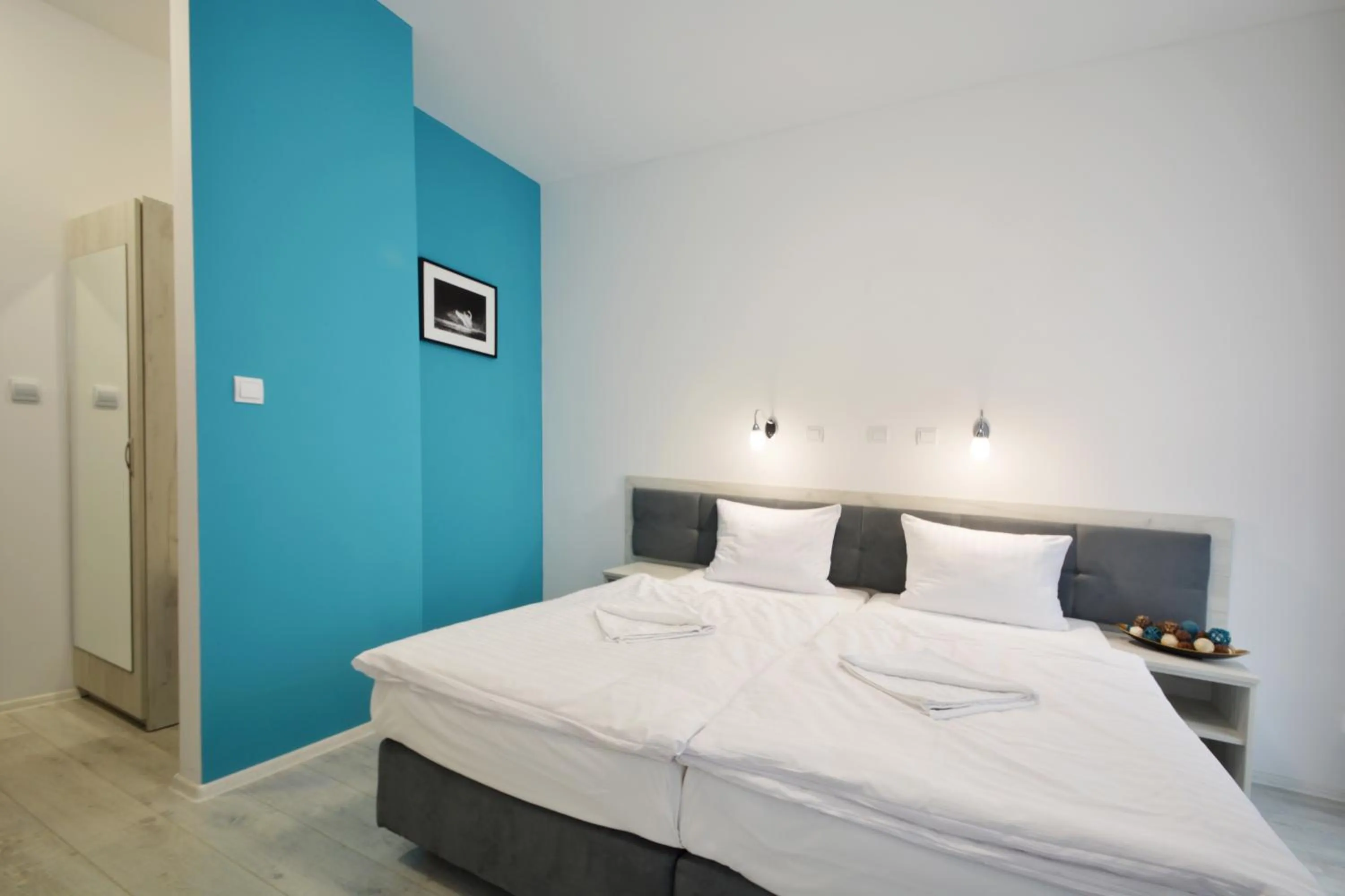 Bed in Hotel Roztocze