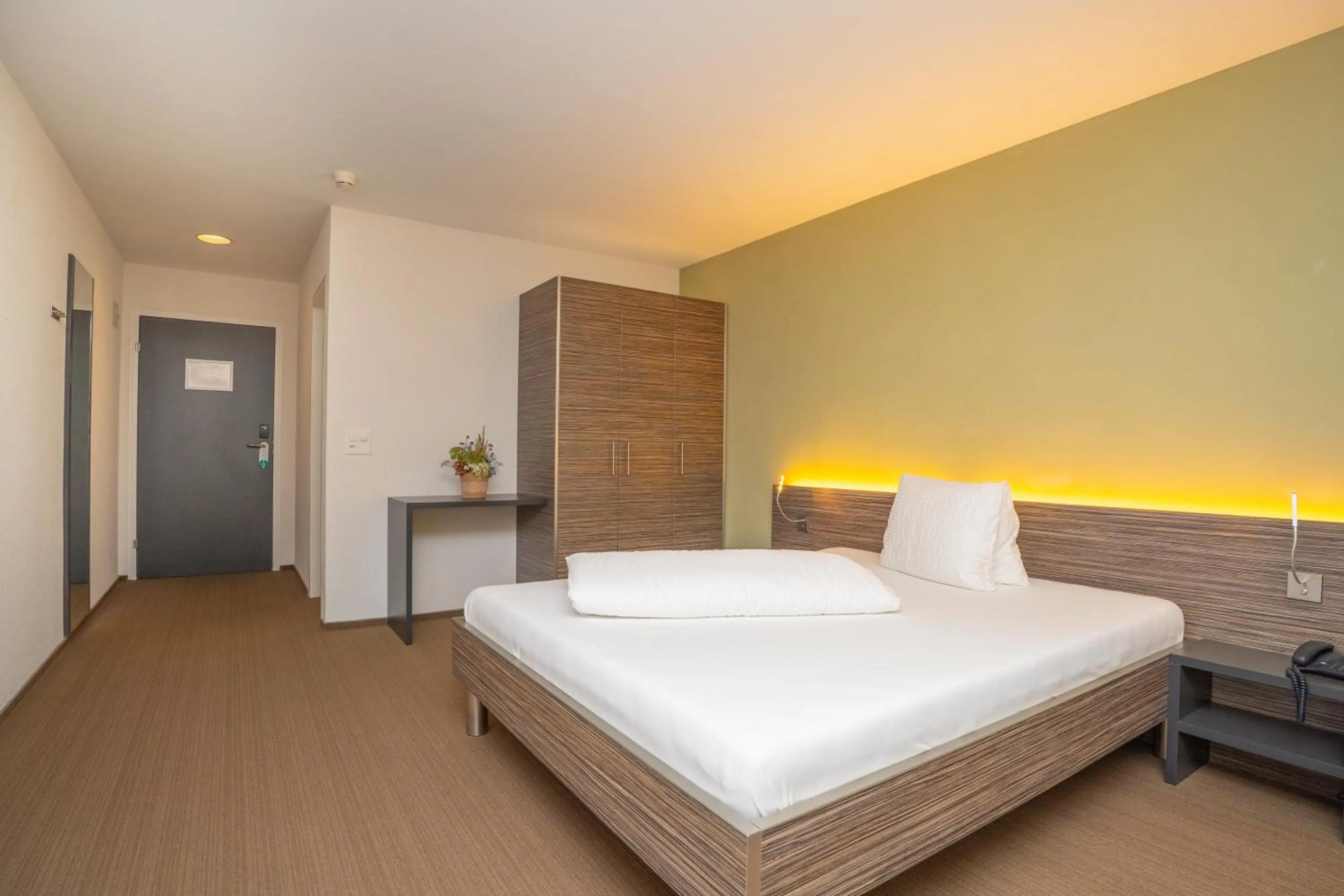 Bed in Hotel Restaurant Seegarten