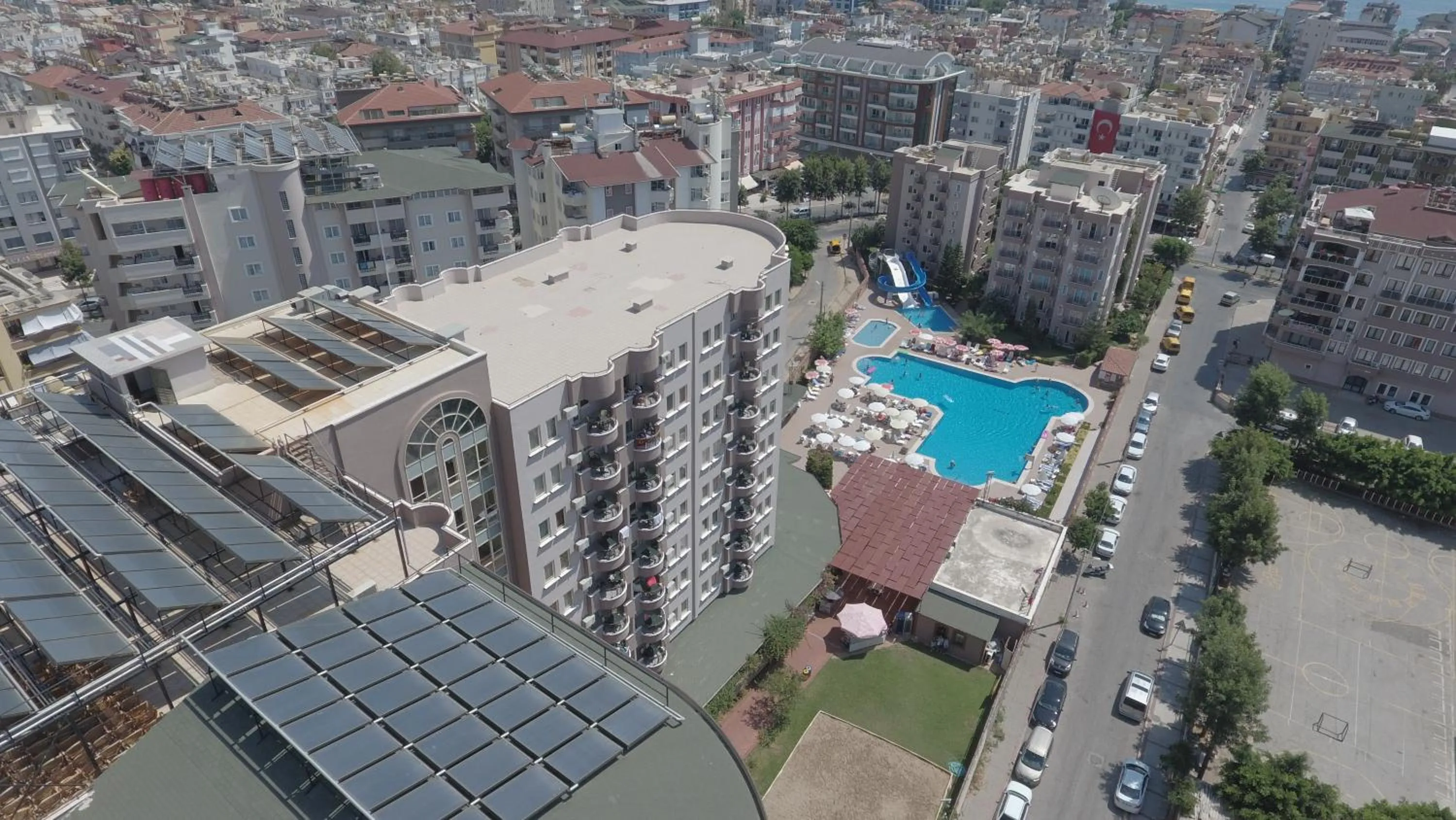 Property building in Club Sidar Apart Hotel