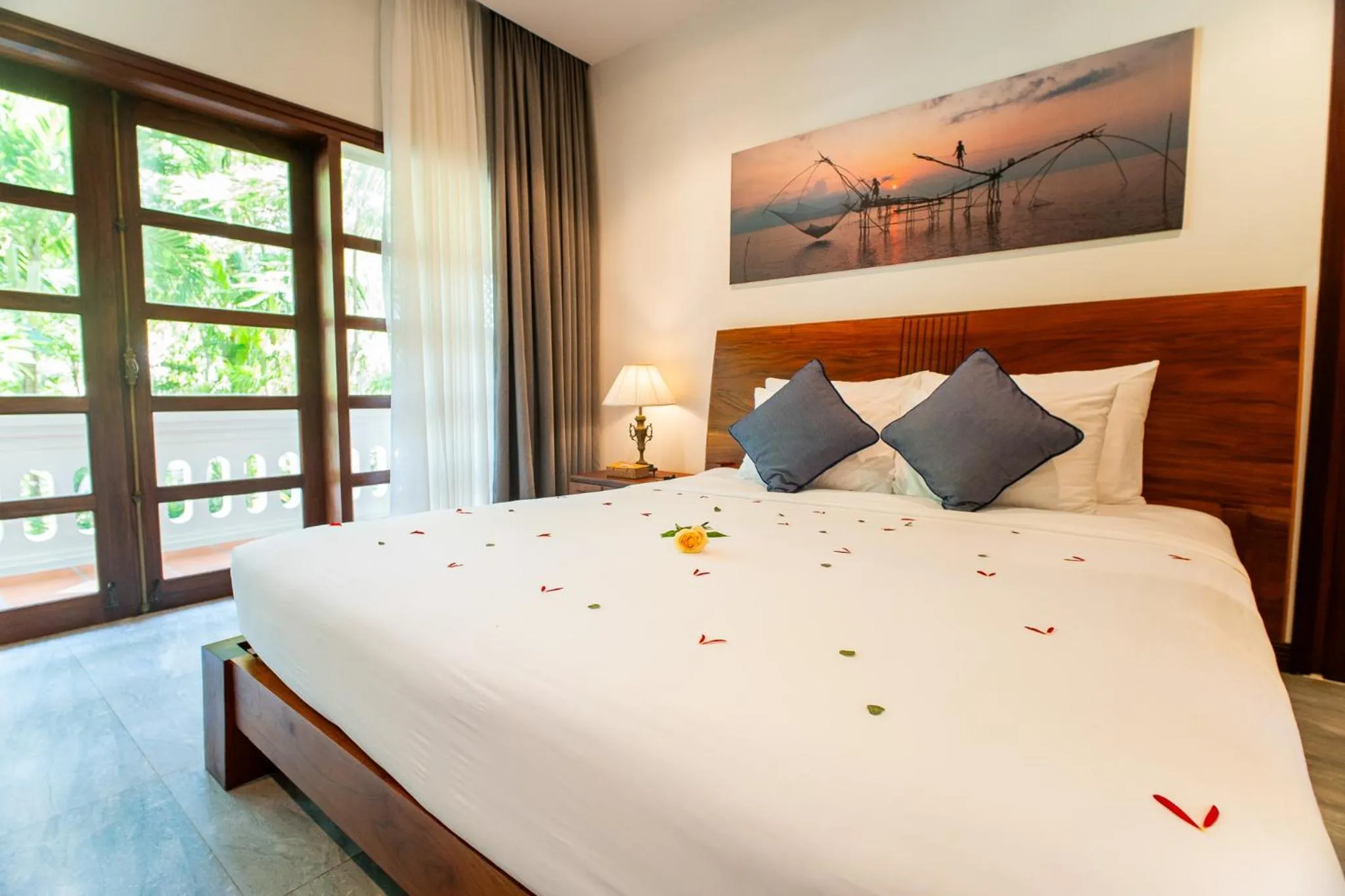 Bed in Allezboo Beach Resort & Spa