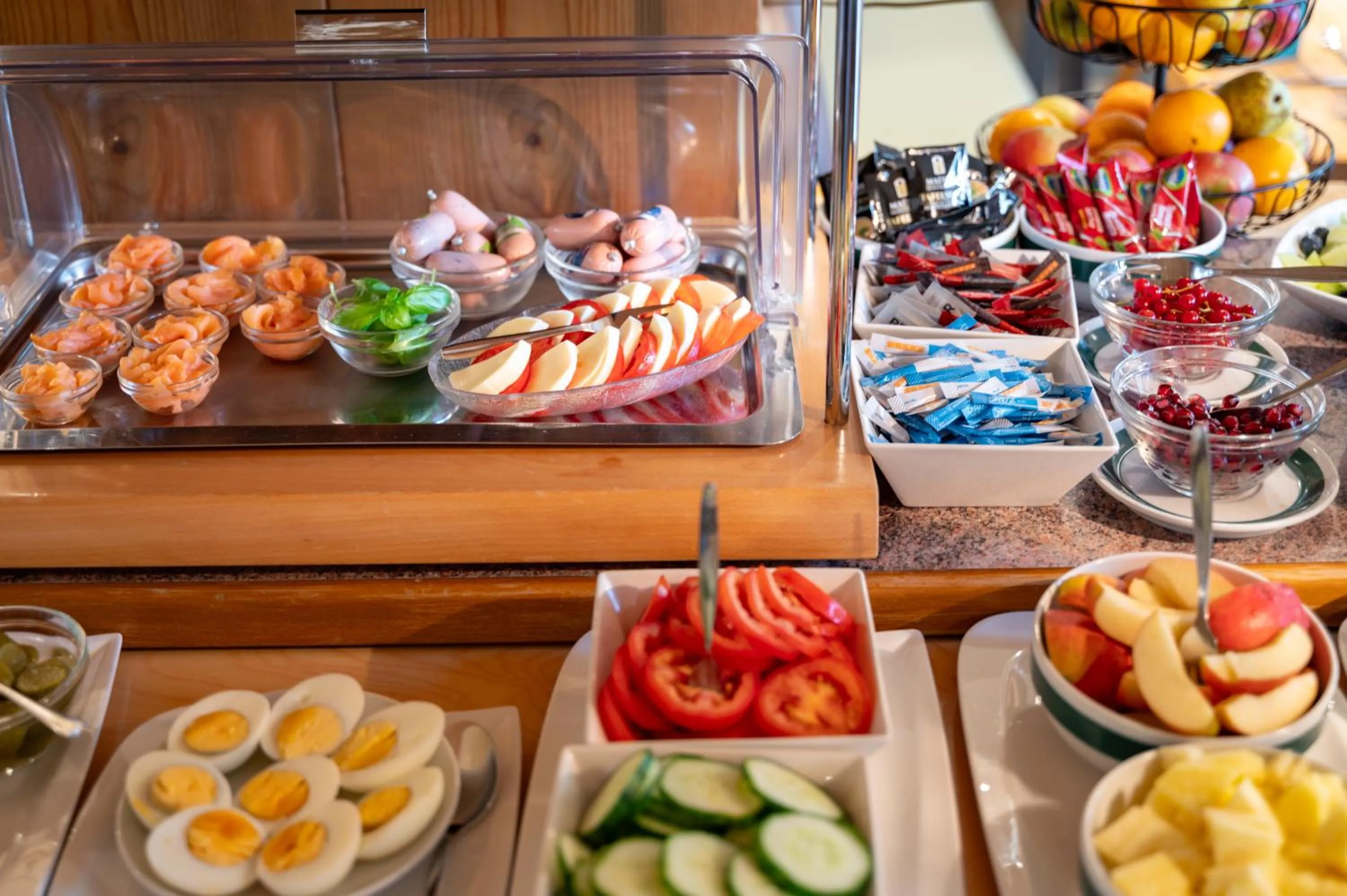 Breakfast in Hotel Alpenglühn