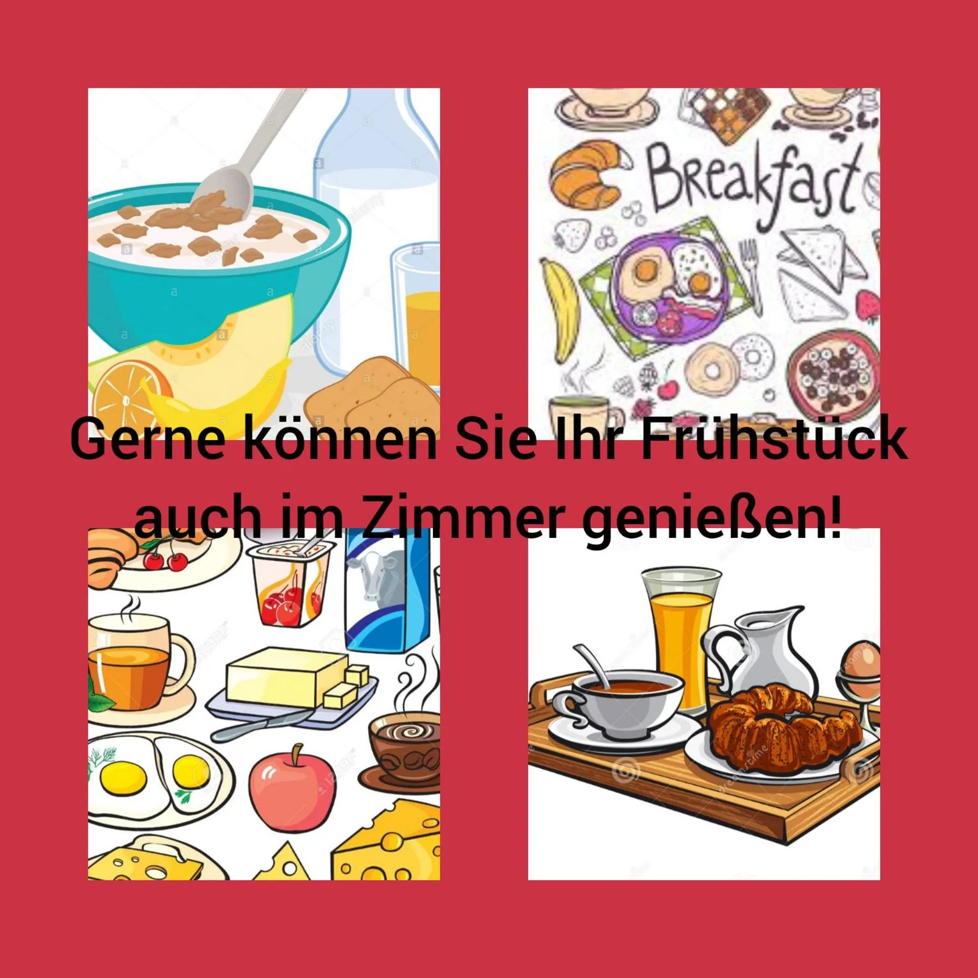 Breakfast in Hotel Alpenglühn