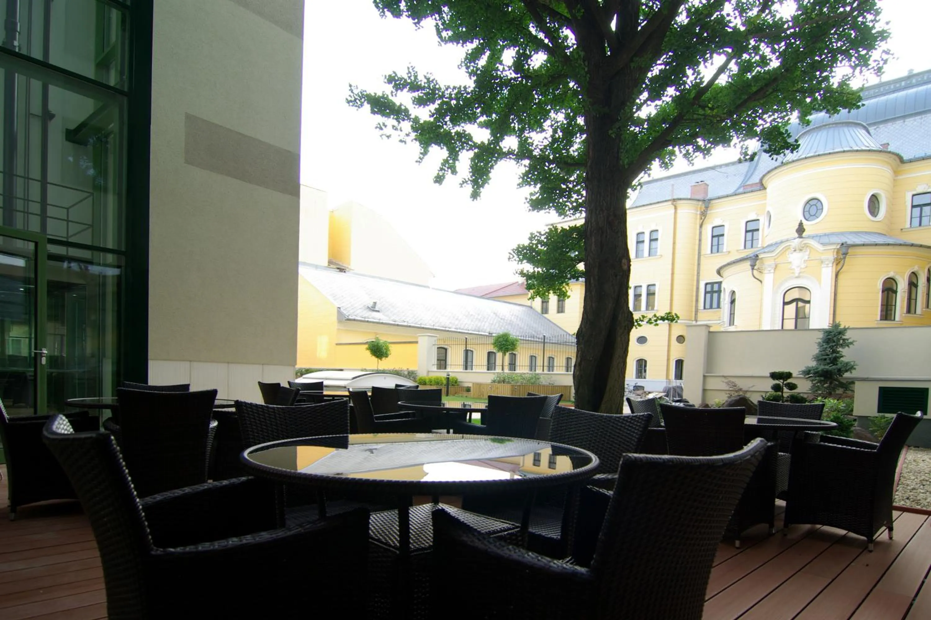 Patio in Hotel Ginkgo