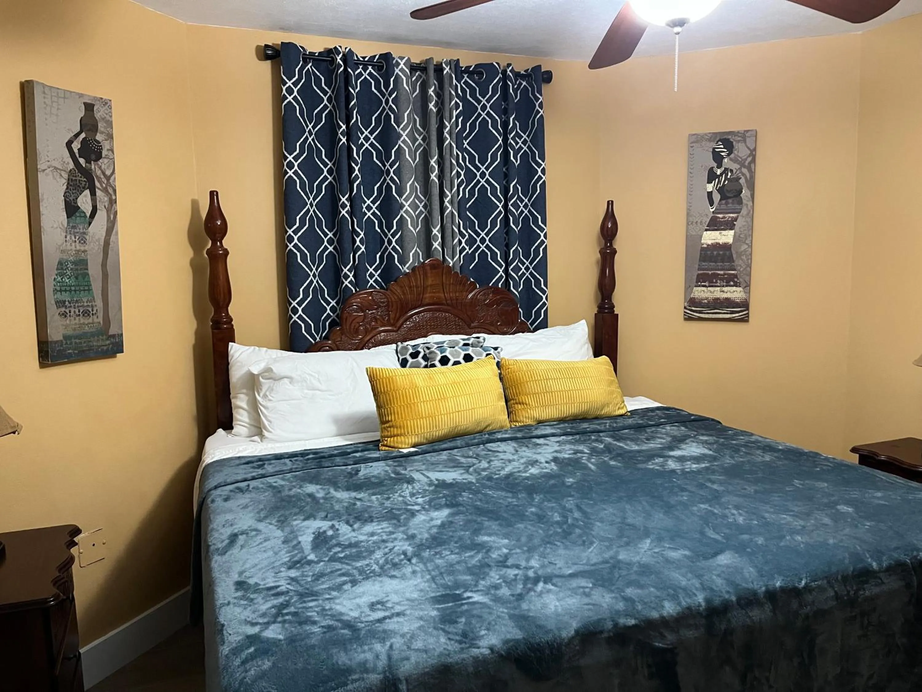 Bed in Castle by the Shore