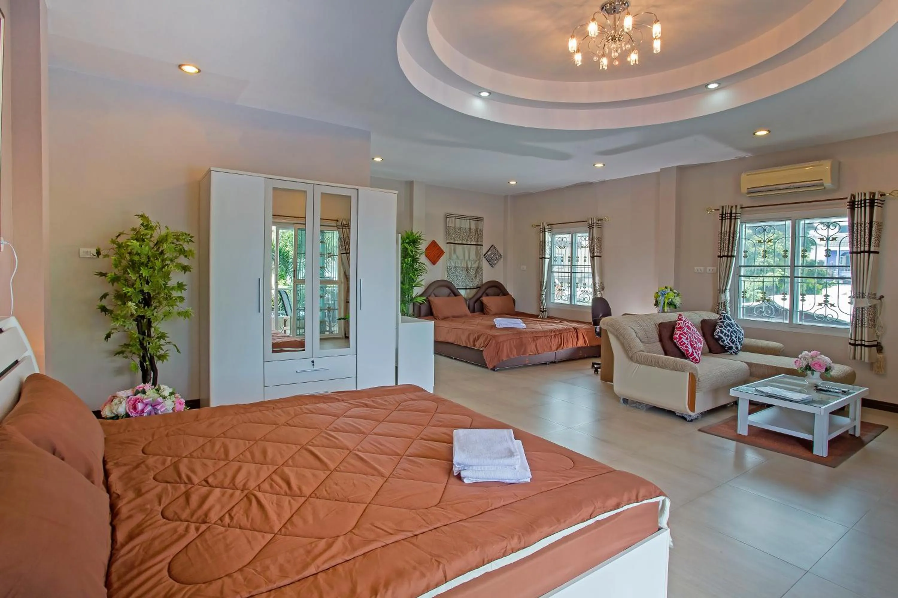 Bed in Siam@Sea Resort