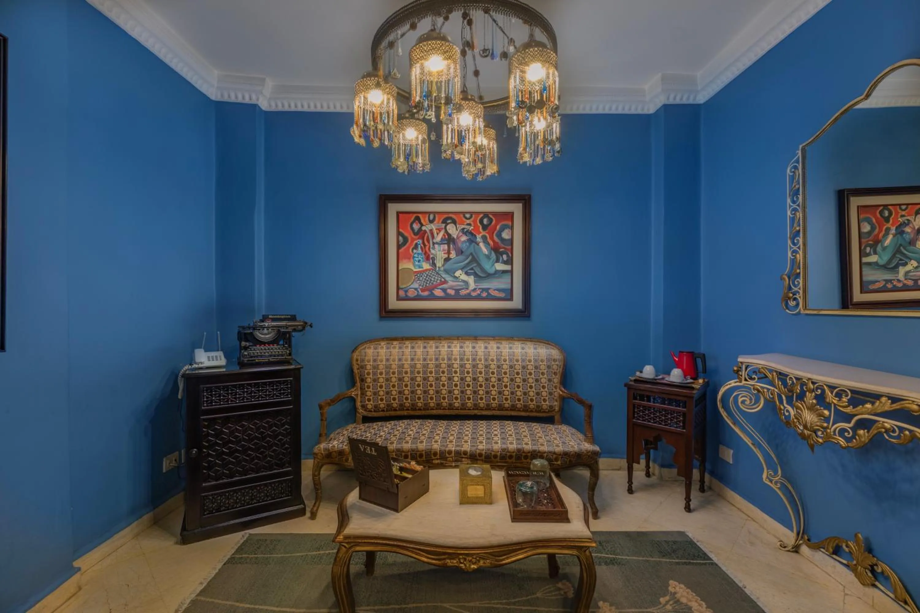 Living room in Le Riad Hotel de Charme