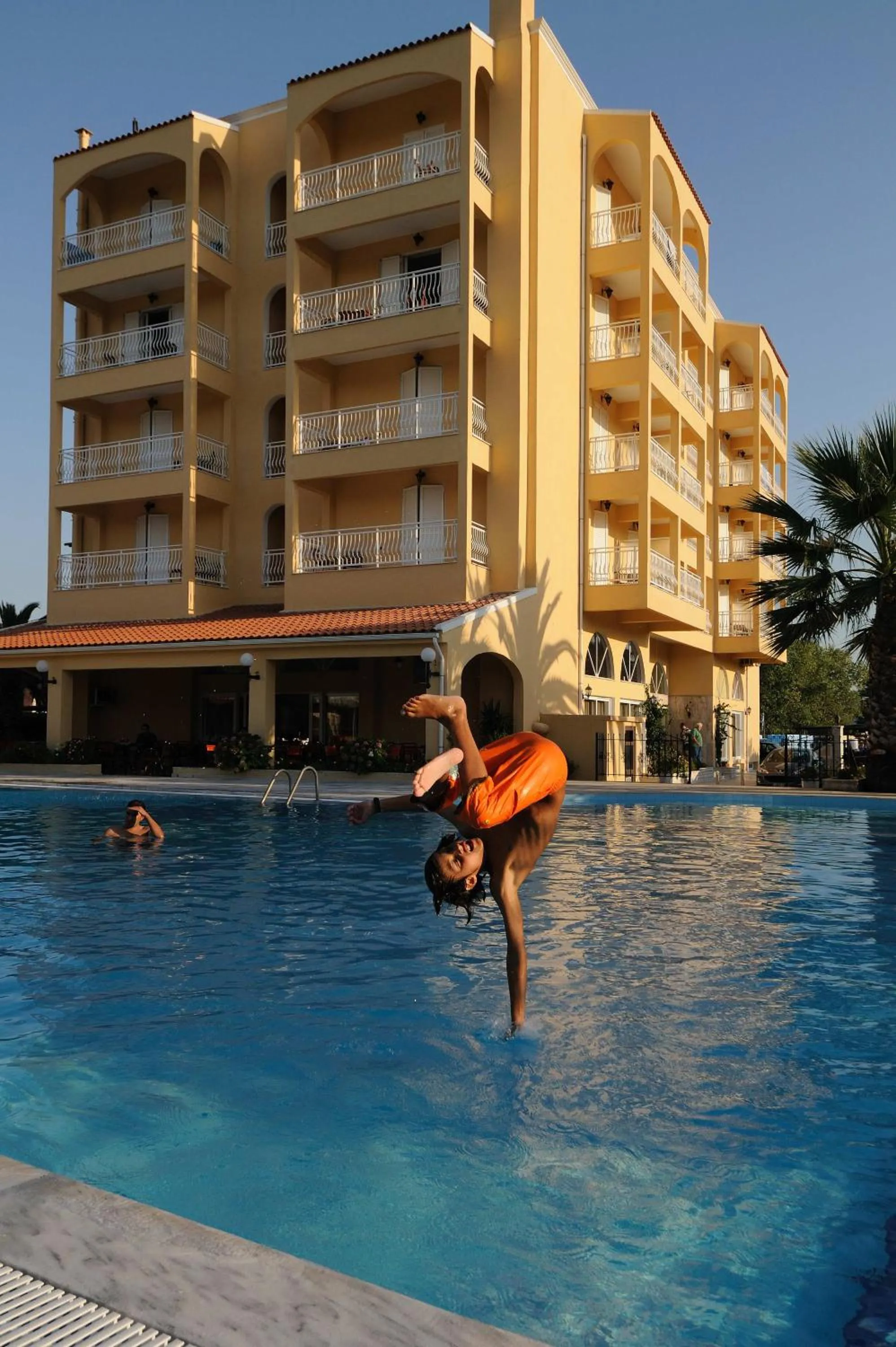 group of guests in Sunset Hotel