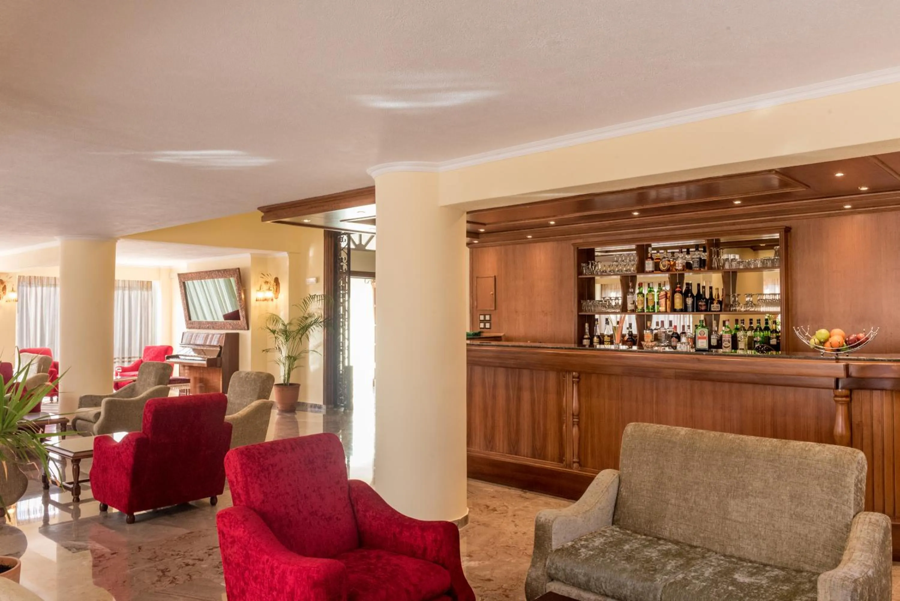 Living room in Sunset Hotel