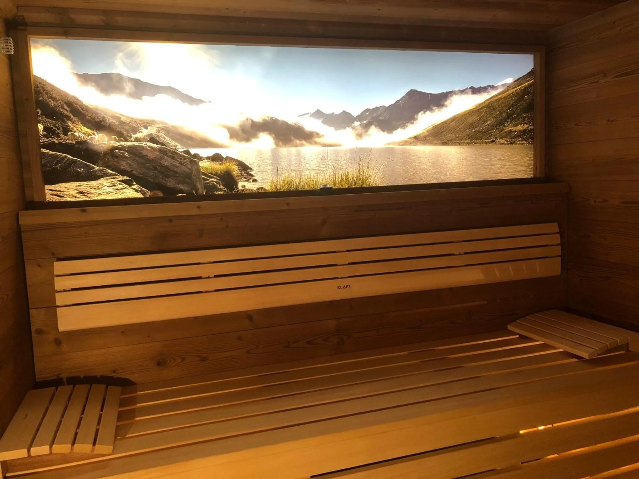 Sauna in Hotel Garni Rifflsee