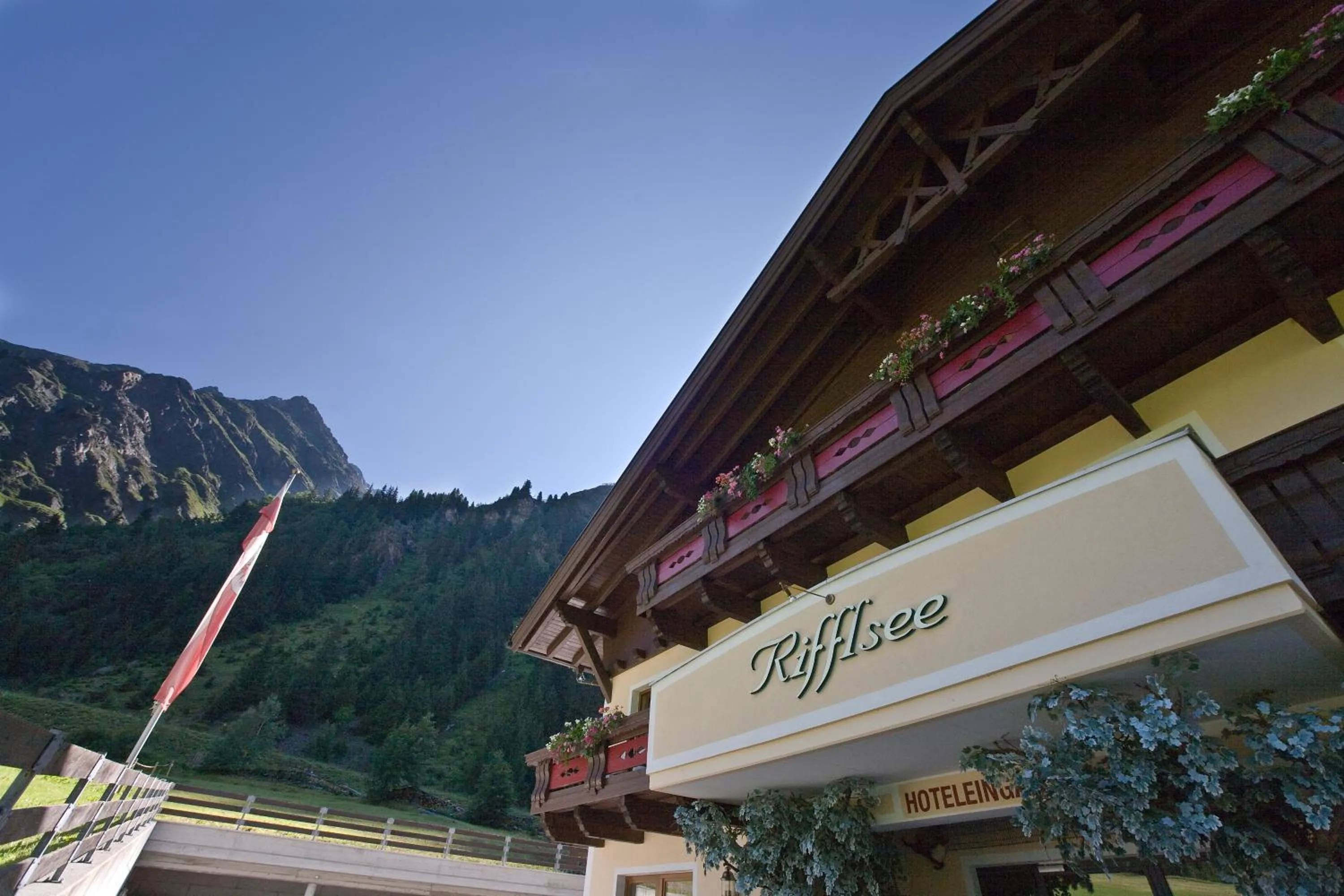 View (from property/room) in Hotel Garni Rifflsee