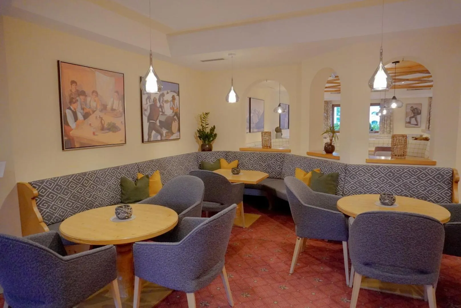 Lobby or reception in Hotel Garni Rifflsee