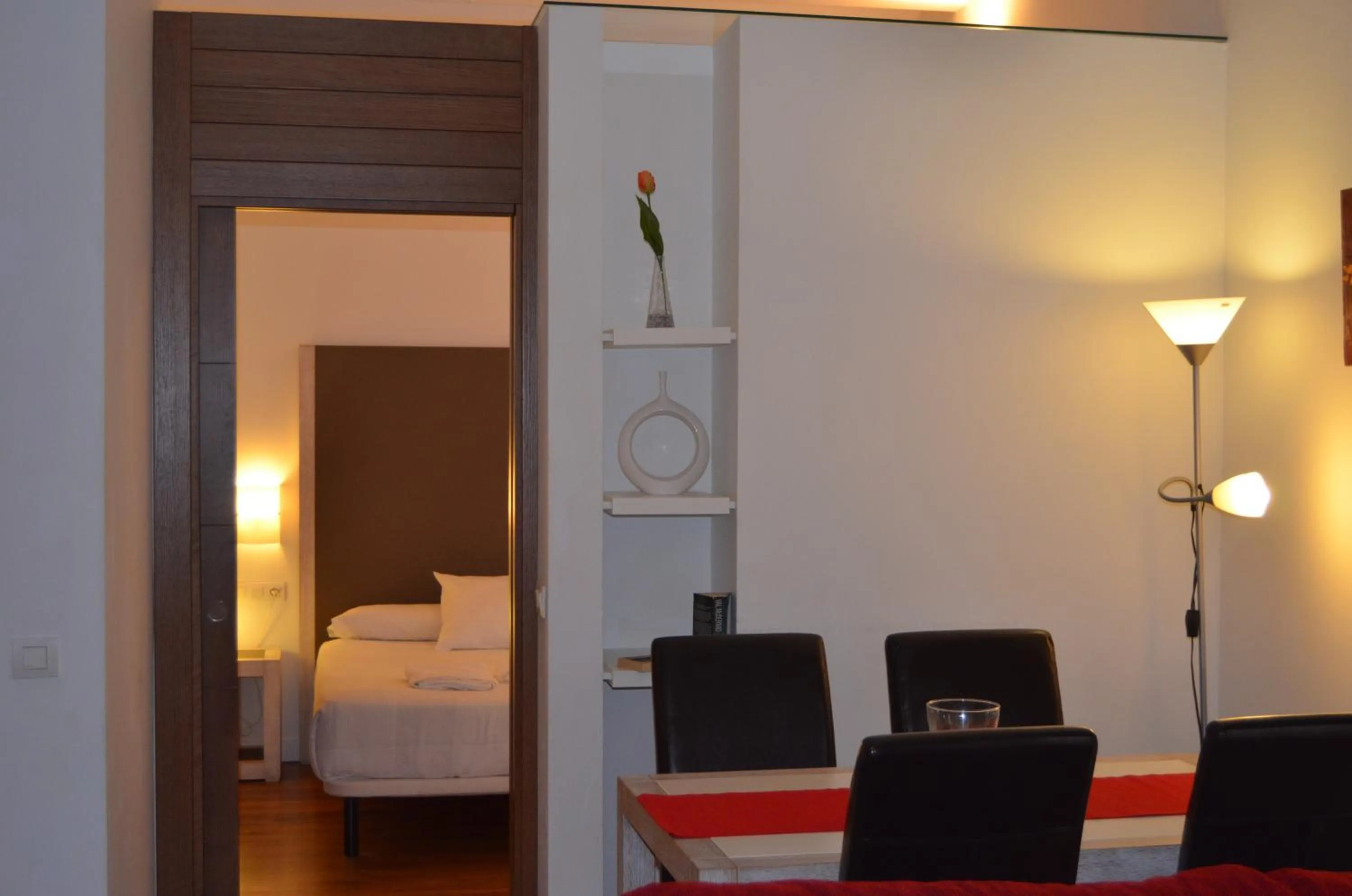 Living room, Bed in Apartamentos Coronado