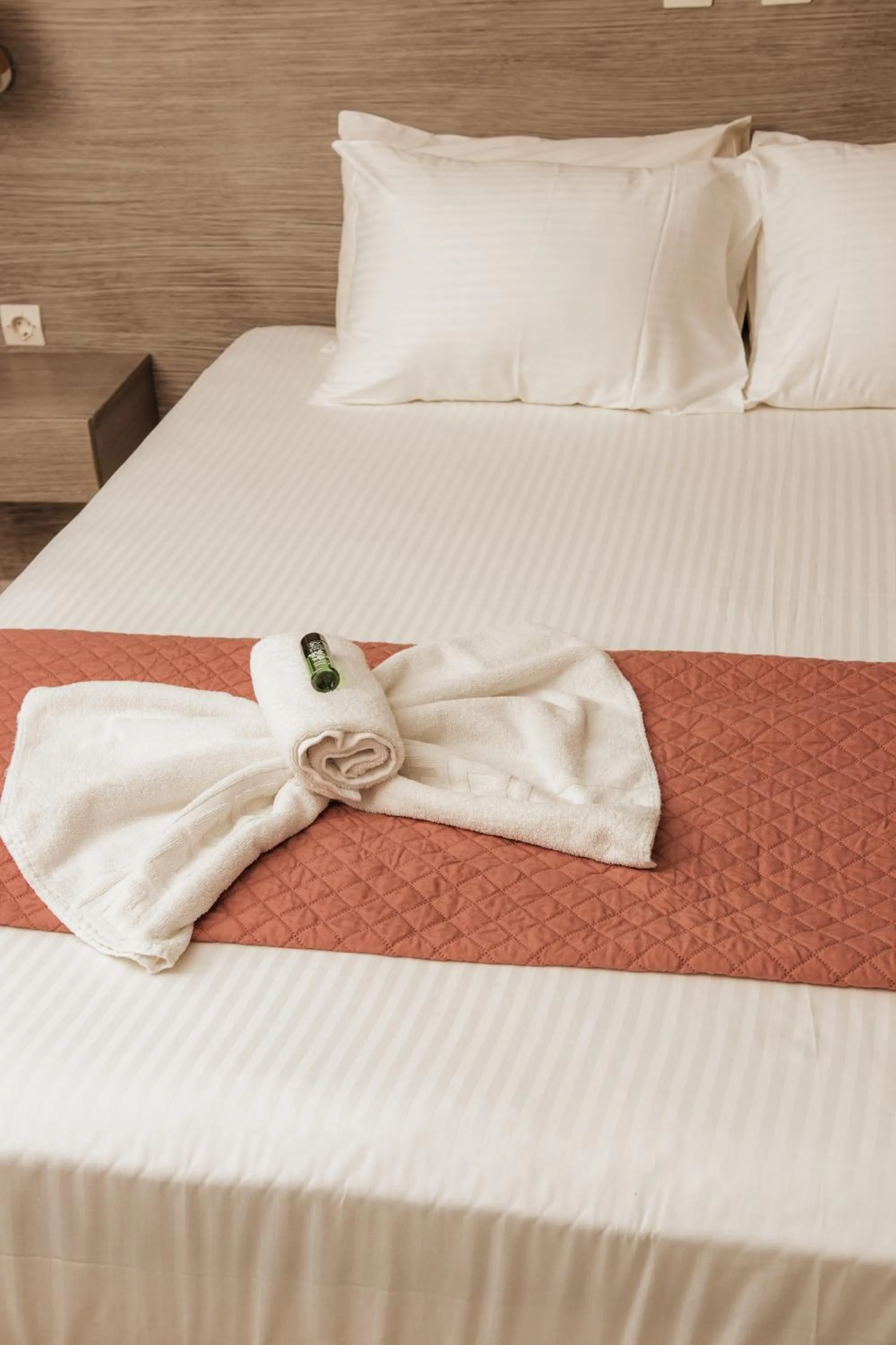 Bed in Anna Katerina Apartments