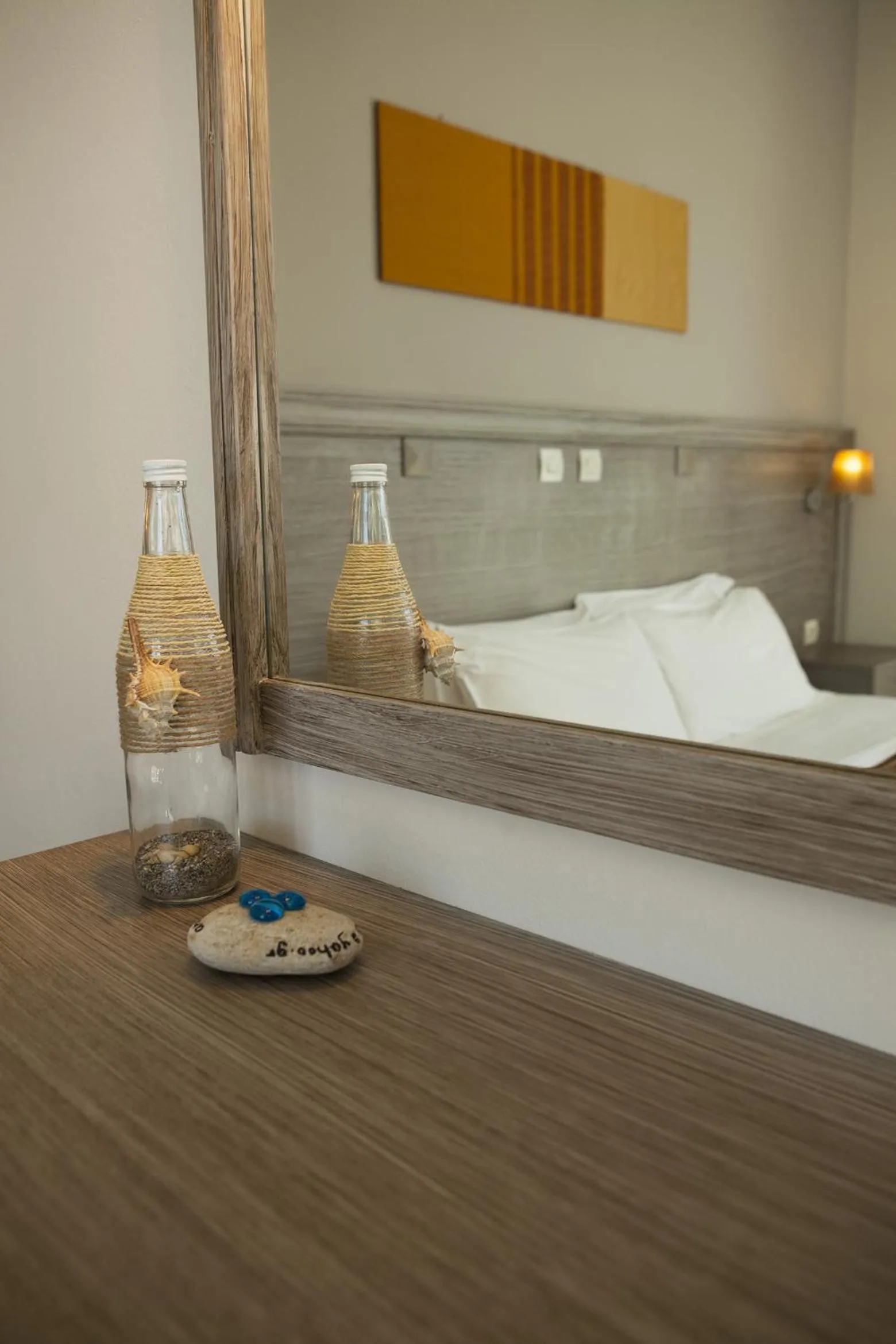 Decorative detail, Bed in Anna Katerina Apartments