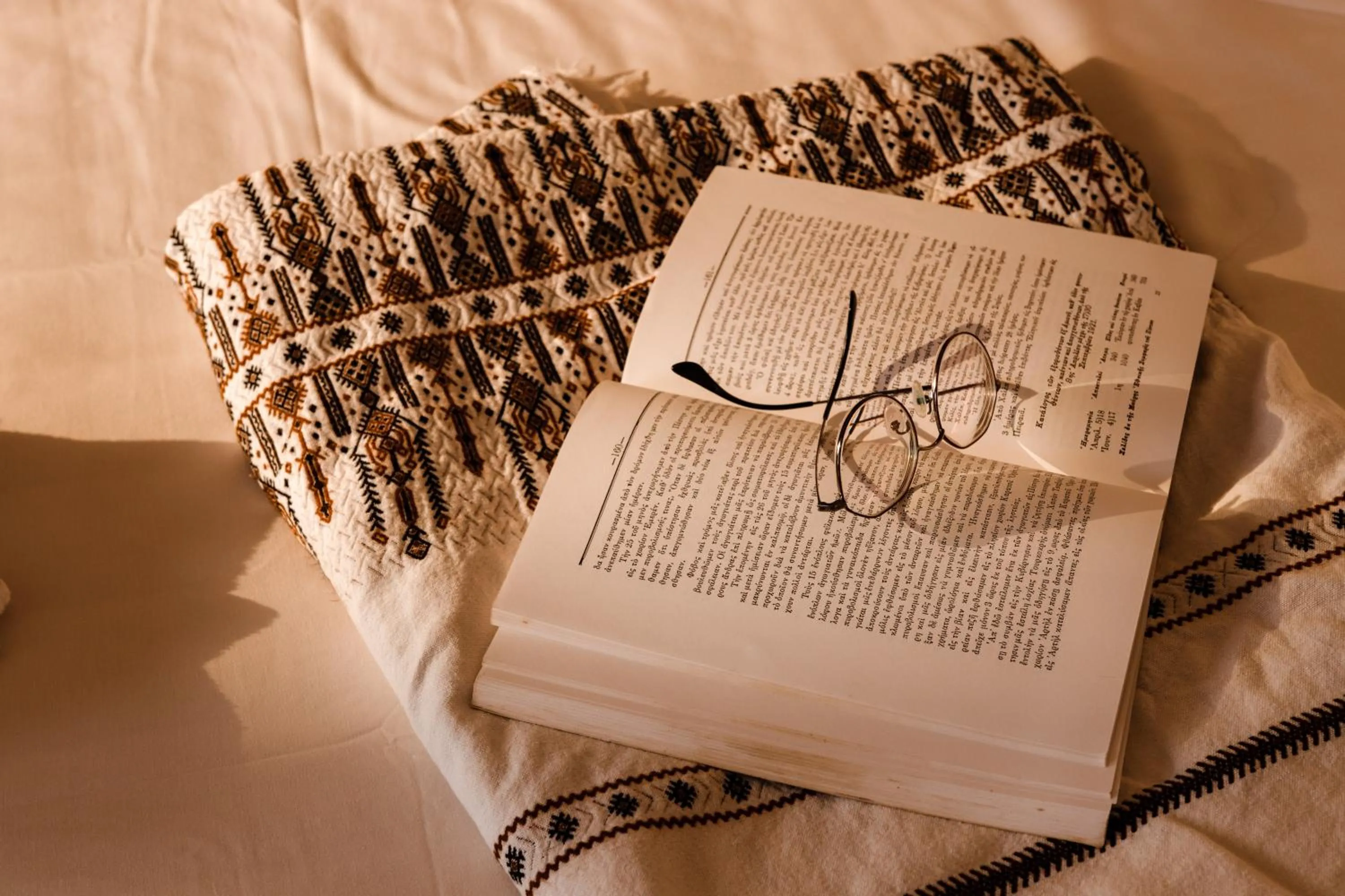 Bed in Anna Katerina Apartments