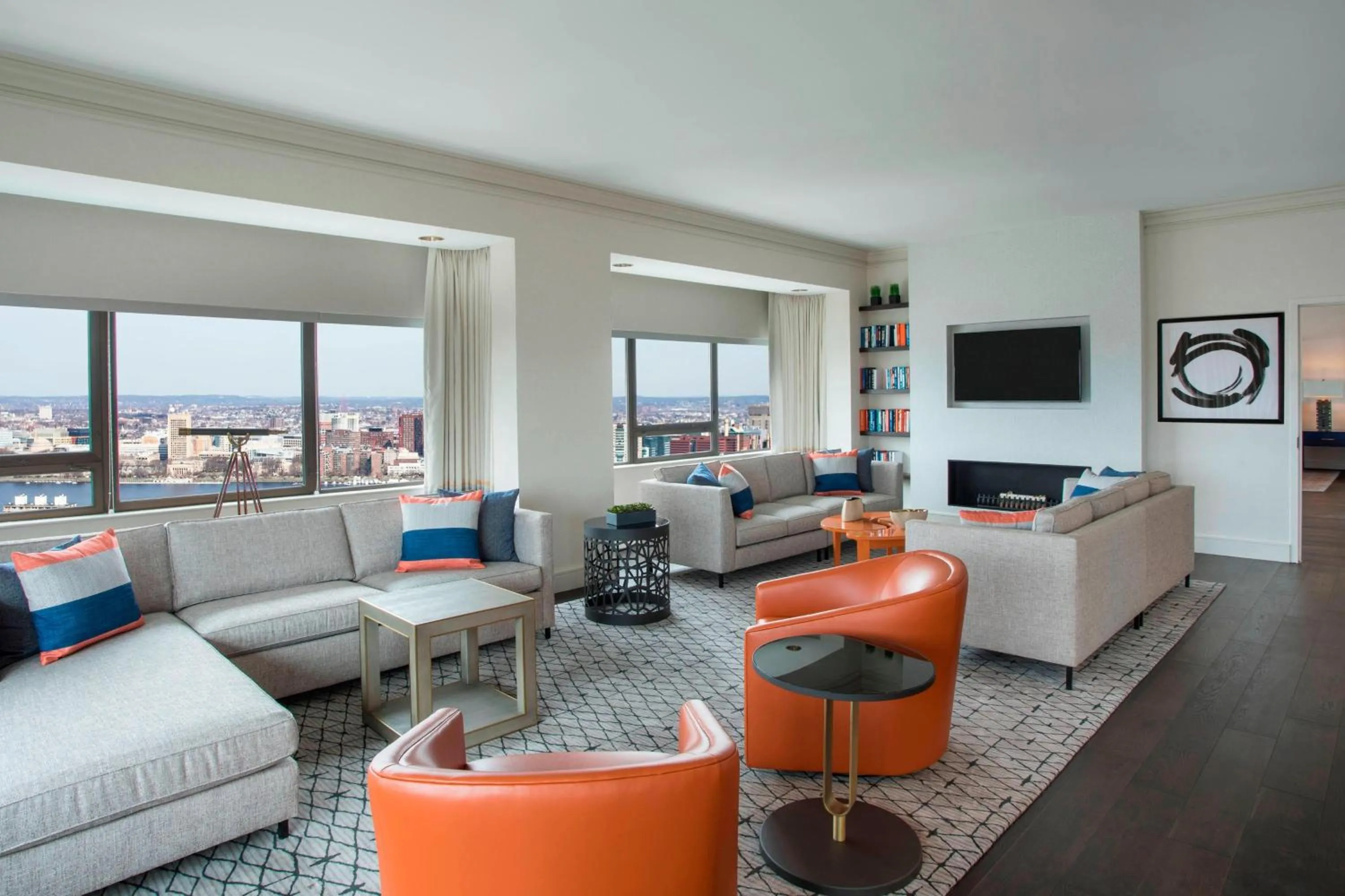 Living room in The Westin Copley Place, Boston