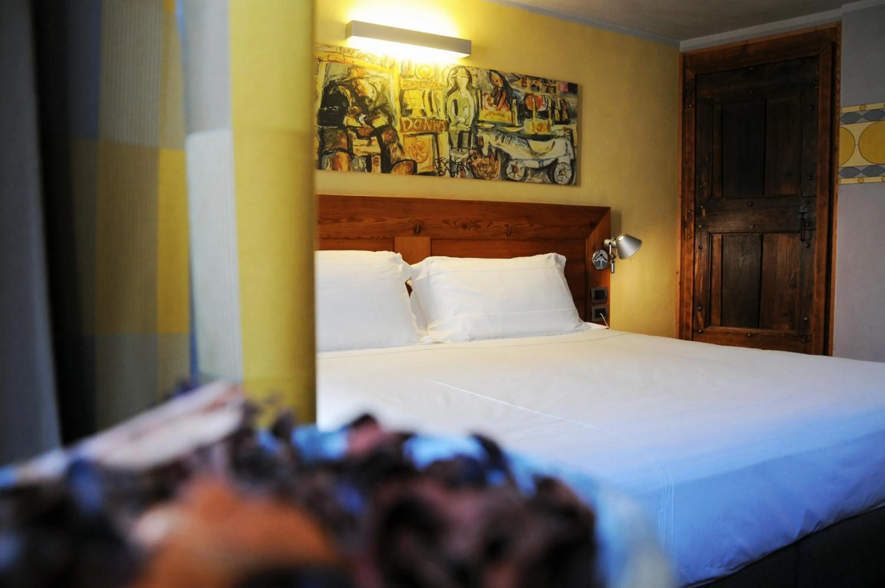 Bed in Hotel Ad Gallias