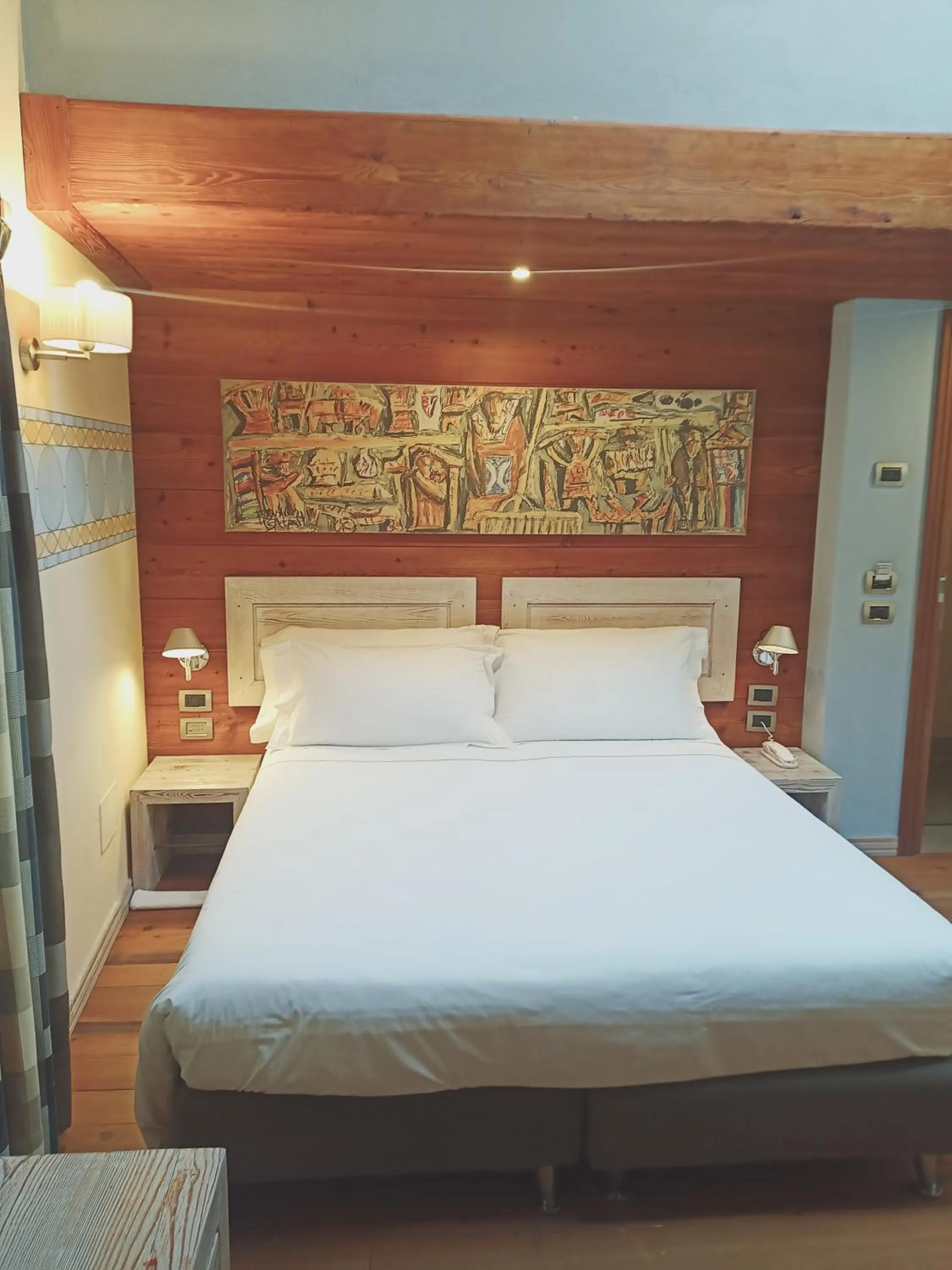 Bed in Hotel Ad Gallias