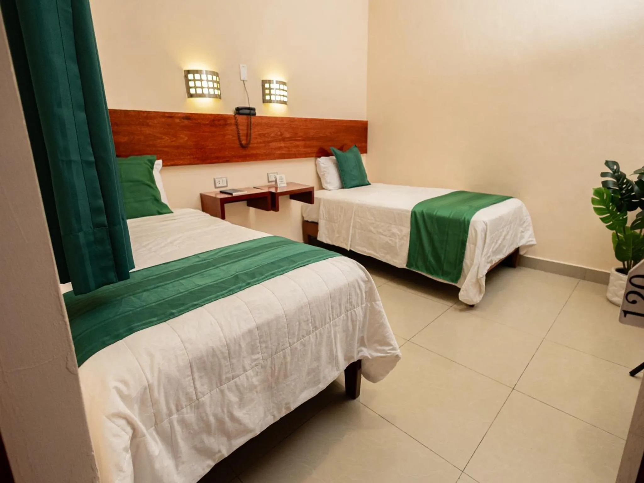 Bed in Tariri Hotel