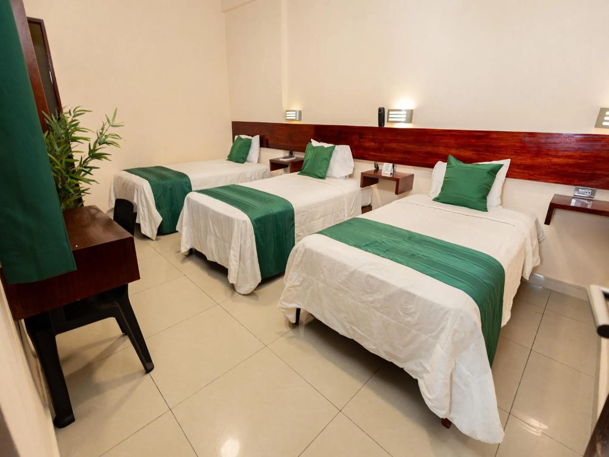 Bed in Tariri Hotel