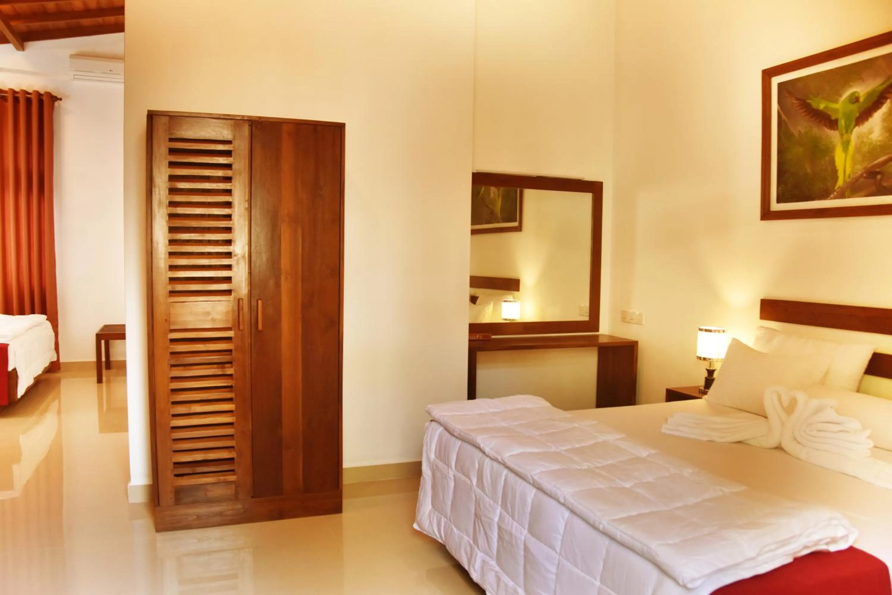 Bed in Sigiri Asna Nature Resort