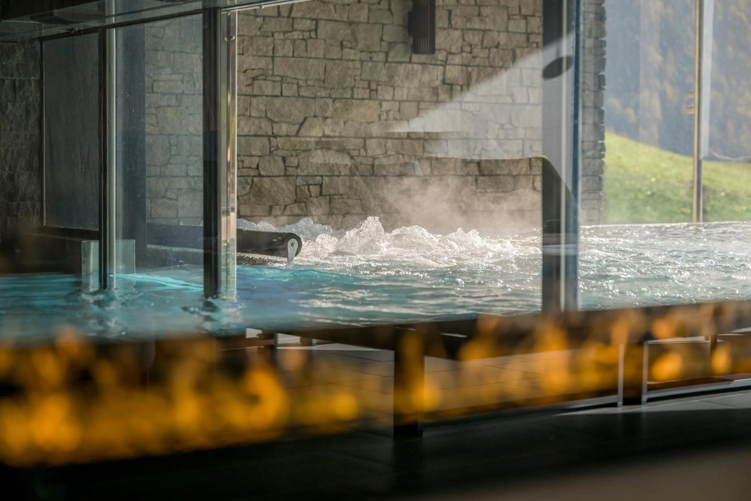 Swimming pool in Alpengasthof Grüner, Ski In & Ski Out
