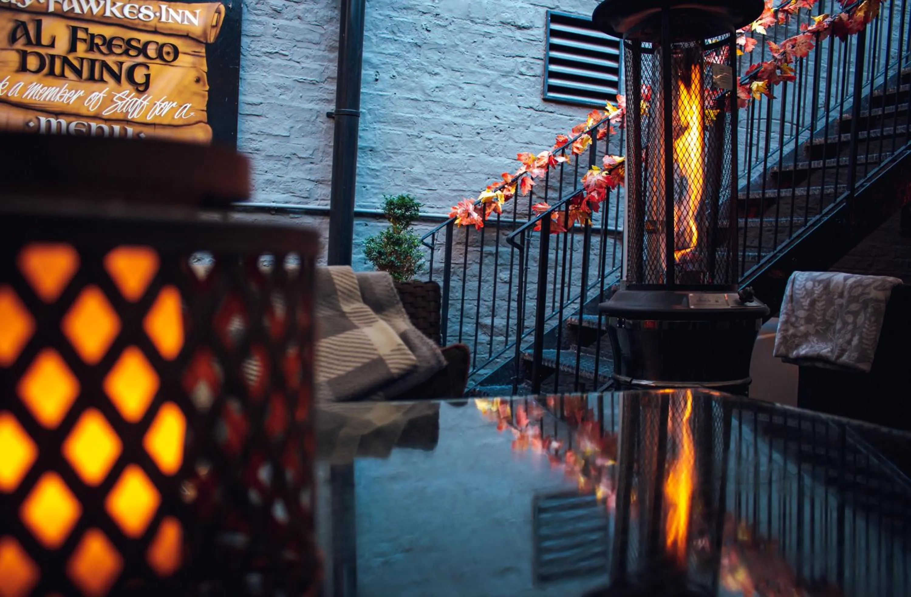 Garden in Guy Fawkes Inn