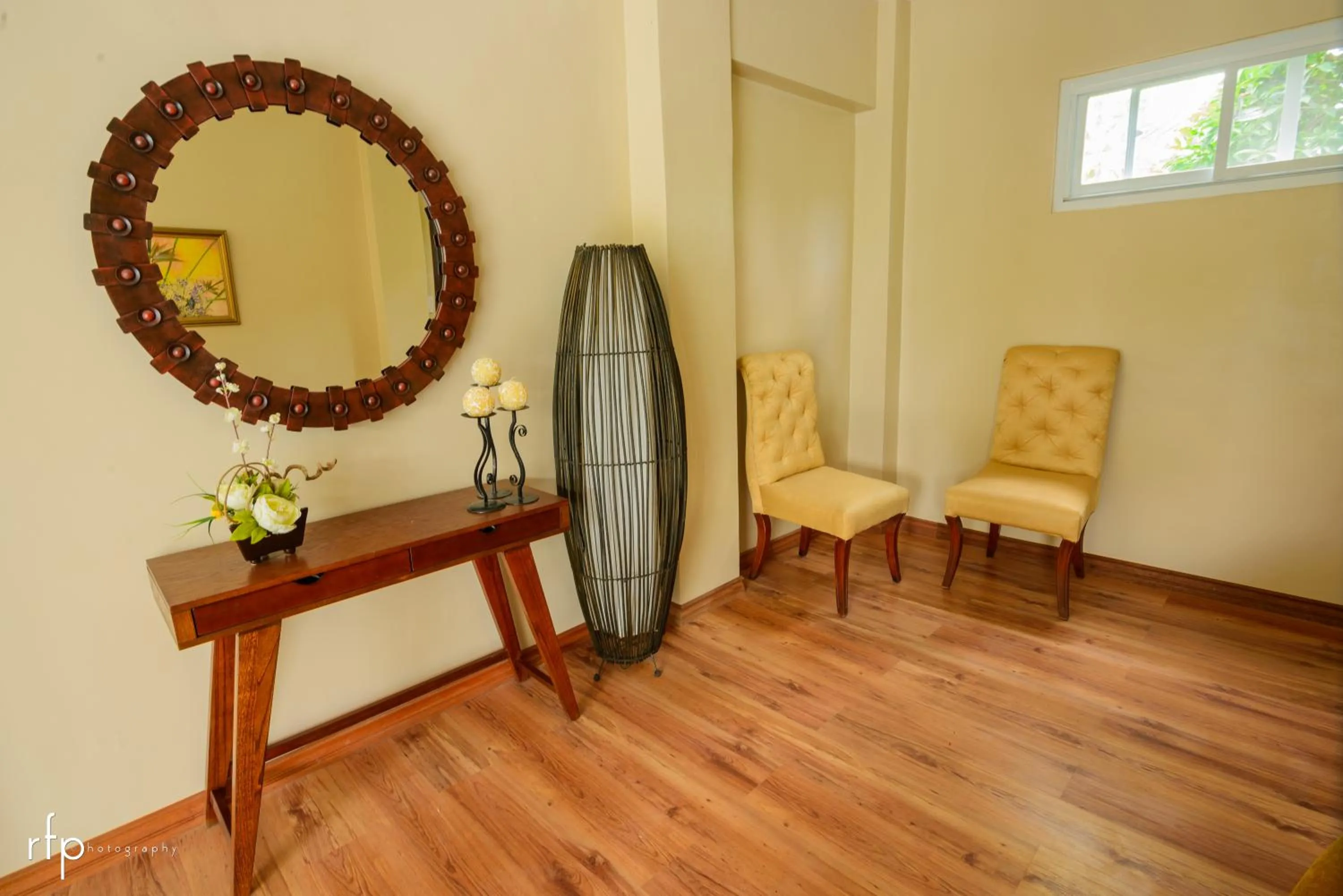 Seating area in Balai Carmela