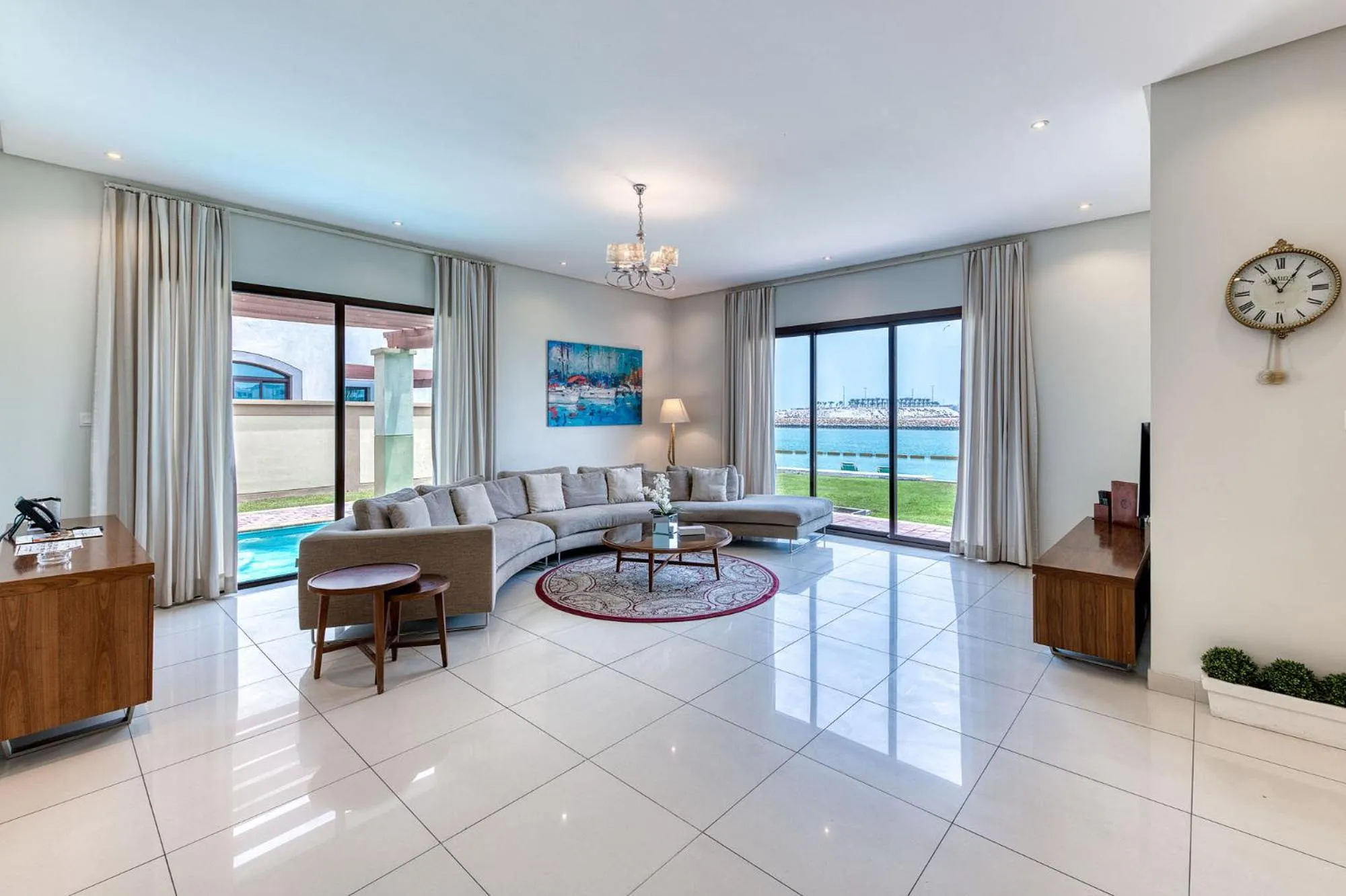 Living room in The Grove Resort Bahrain